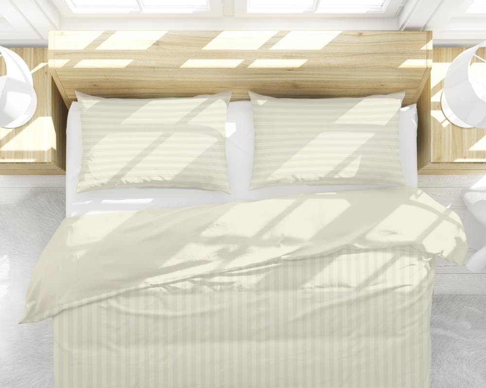 allen + roth allen + roth Stripe Reversible Comforter Set Ivory Damask Twin  Comforter Cotton in the Comforters & Bedspreads department at