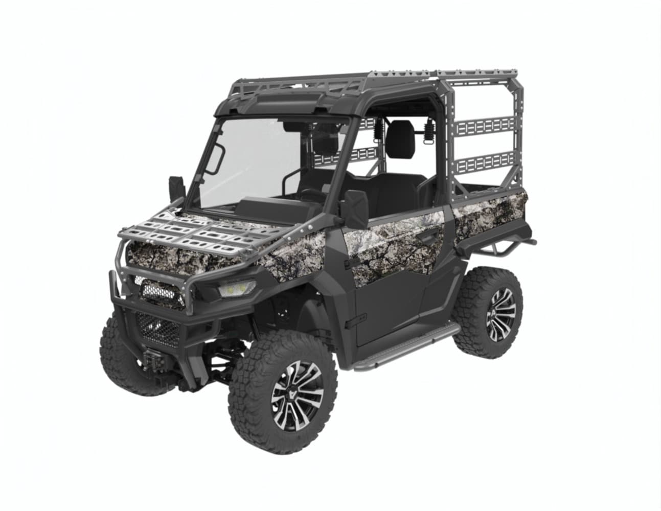 Axis AXIS550FR-CAM X550 Farm and Ranch Spv- Camo, Hood Rack, Roof Rack, Cargo Rack, Upgraded Rear Bumper, Step Rails
