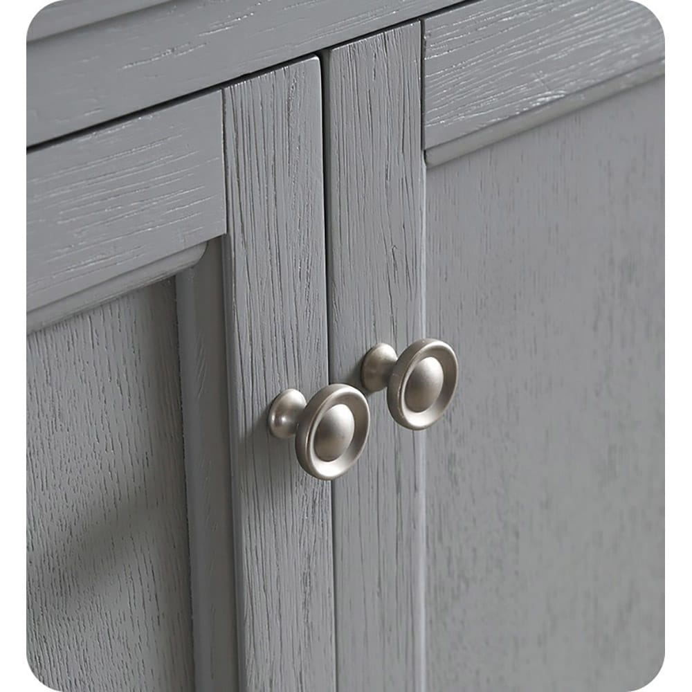 Windsor 24" Gray Solid Wood Freestanding Bathroom Vanity Cabinet