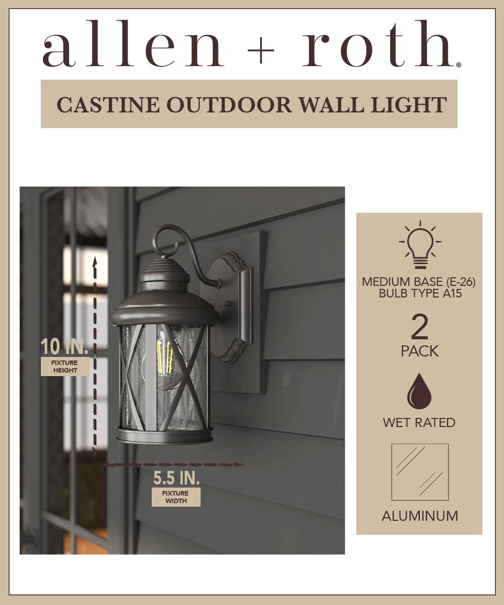 allen + roth 42093 Outdoor-Wall-Lighting - View #5