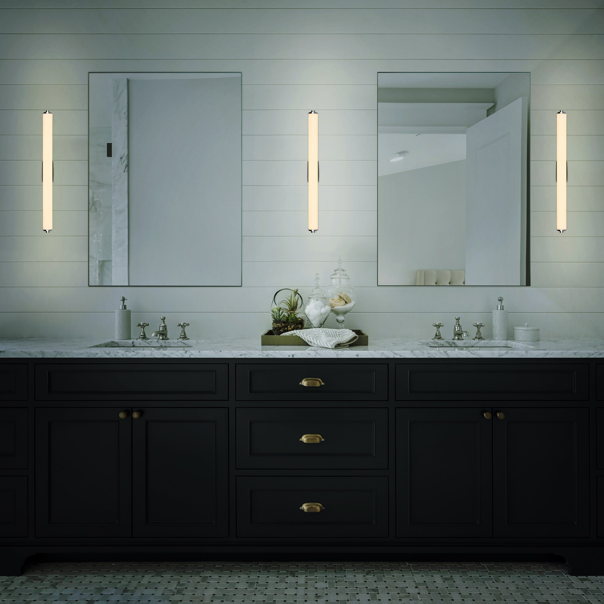 VONN Lighting VMW11300CH Procyon 25-in 1-Light Polished Chrome LED Modern/Contemporary Vanity Light Bar