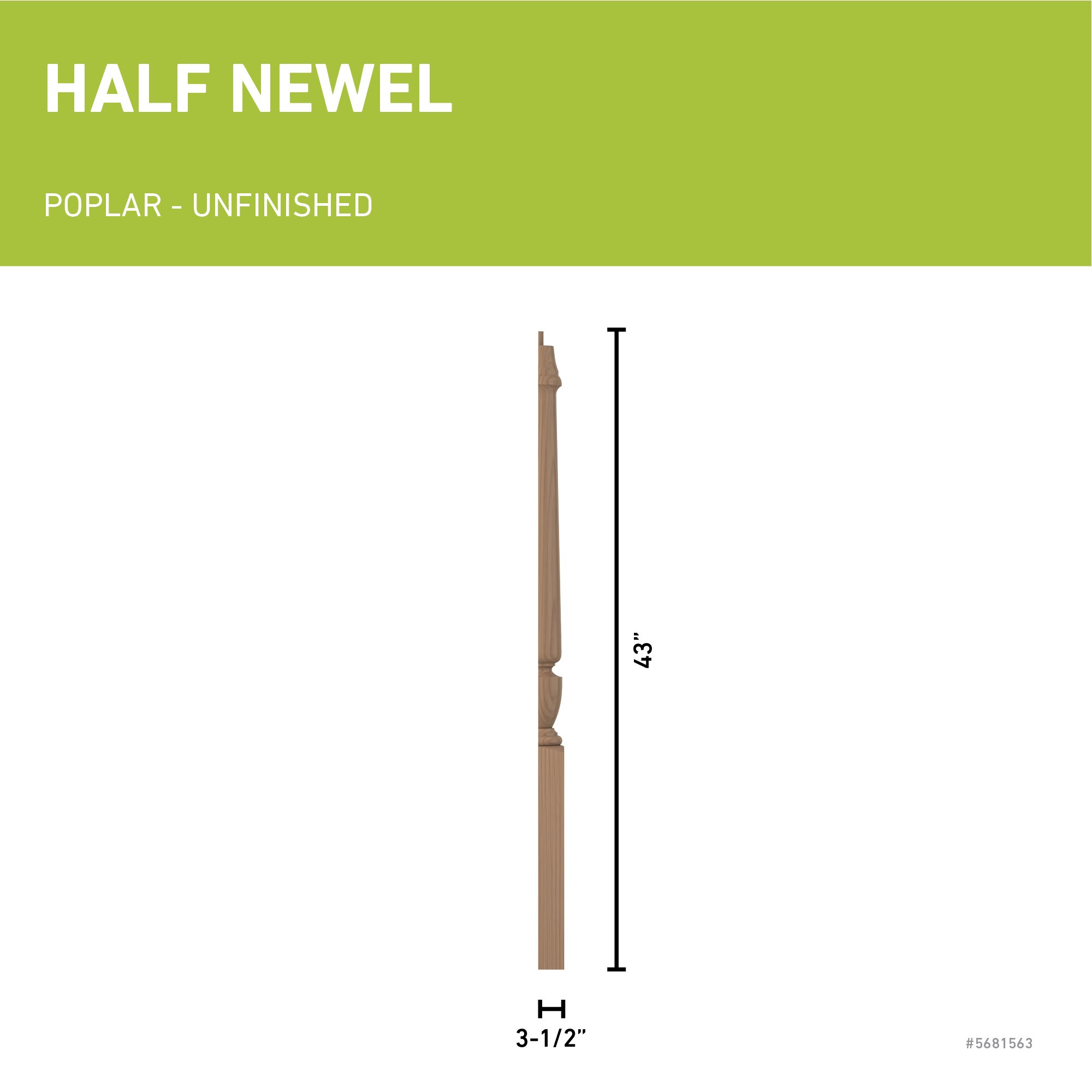 L.J. Smith Stair Systems LJP-3010 1-2-P Interior-Stairpart-Newel-Posts - View #3