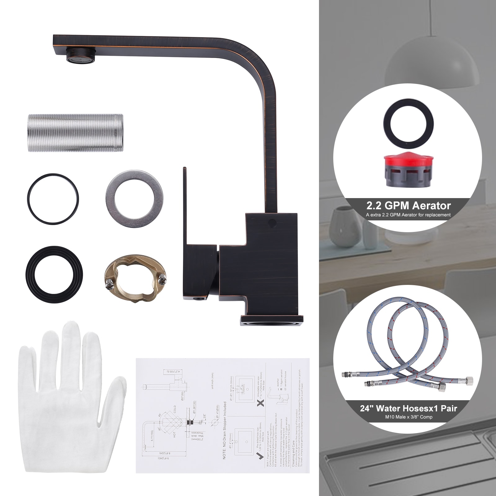 WOWOW 2312301RB-LW Lavatory-Faucets - View #10