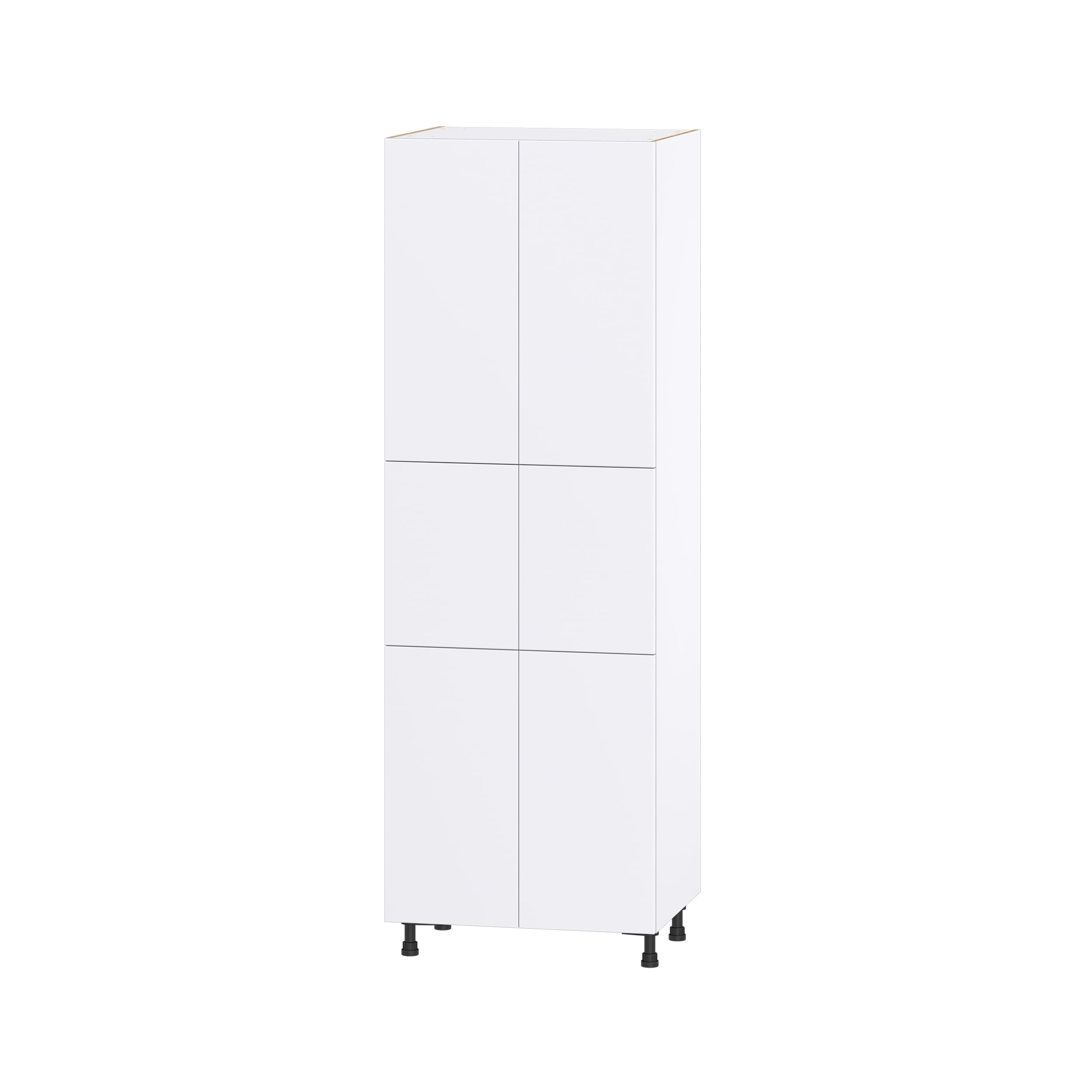 Hugo&Borg DST302489.5-LA Lasalle 30-in W x 89.5-in H x 24-in D Bright White Slab Pantry Fully assembled Cabinet (Flat Panel Slab)