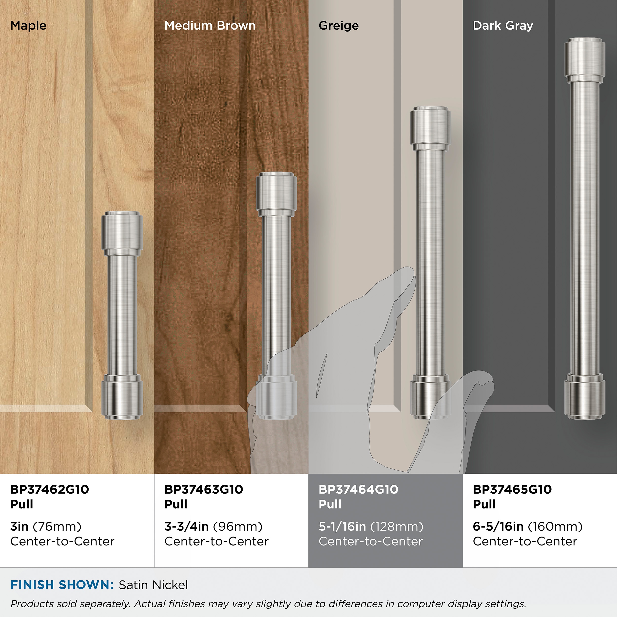 Amerock BP37464G10 Cabinet-Pulls - View #8