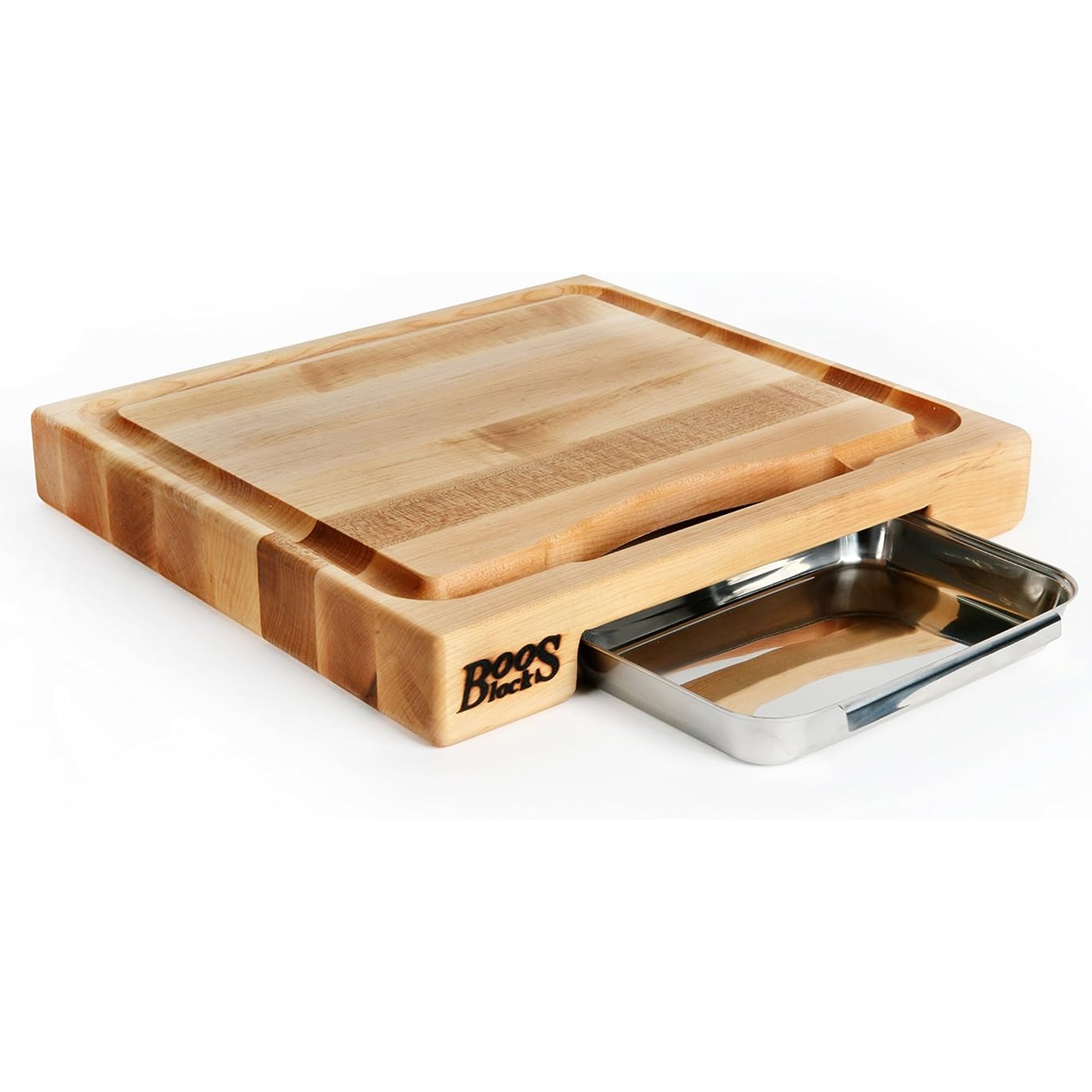 John Boos 322966 15-in L x 14-in W Wood Cutting Board