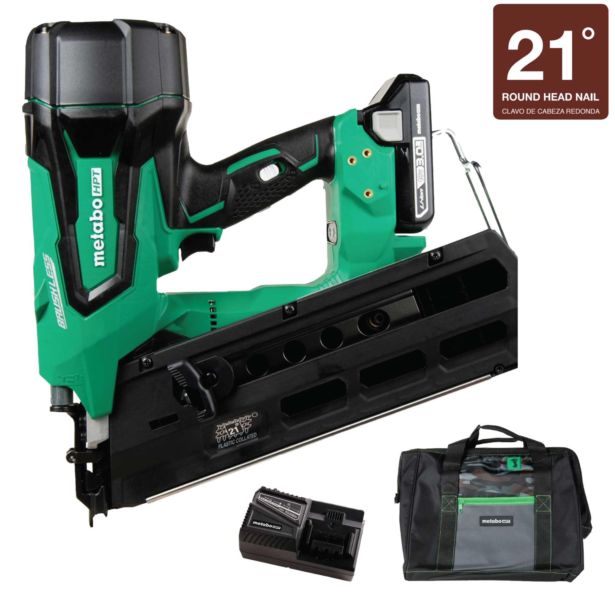 Metabo HPT MultiVolt 2-in 18-Gauge Cordless Brad Nailer (Battery & Charger  Included) at Lowes.com