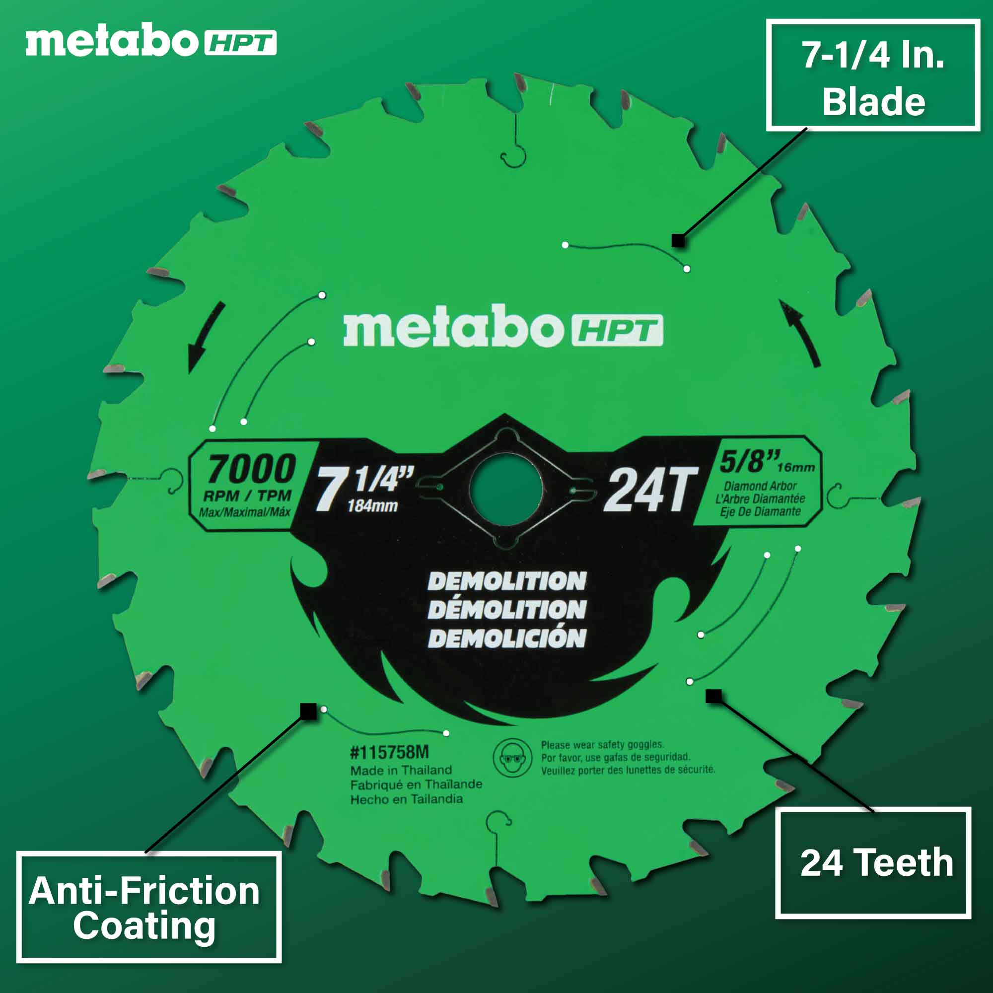 Metabo HPT 115758M Circular-Saw-Blades - View #5