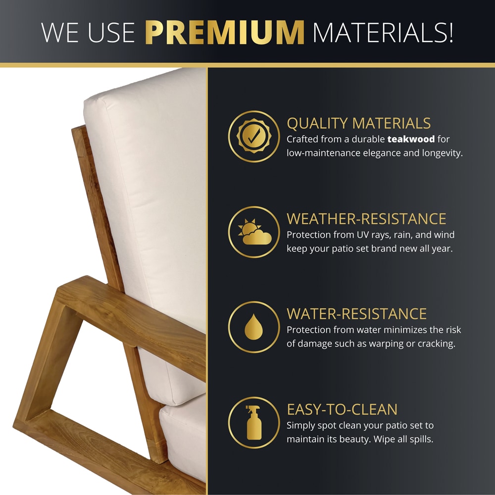 Kinger Home PFS-003 Patio-Conversation-Sets - View #3