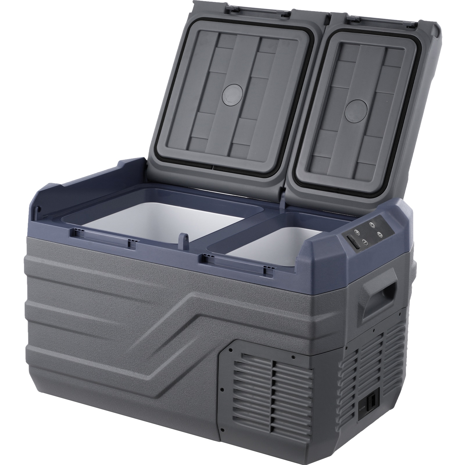 VEVOR BXS40LC40110VUEQHV1 25 L Dual Zone Car Refrigerator 0.88-cu ft Garage Ready Frost-free Chest Freezer ( Vacuum-formed HIPS )