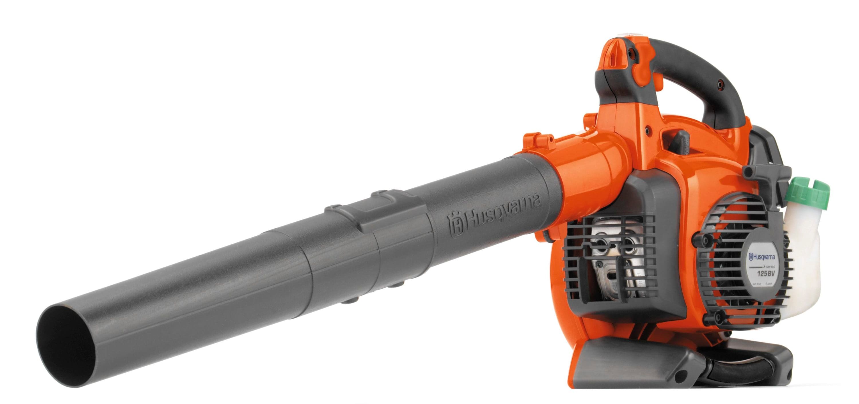 Husqvarna 125BVX 28-cc 2-Cycle 170-MPH 470-CFM Handheld Gas Leaf Blower with Vacuum Kit in Orange | 952711902