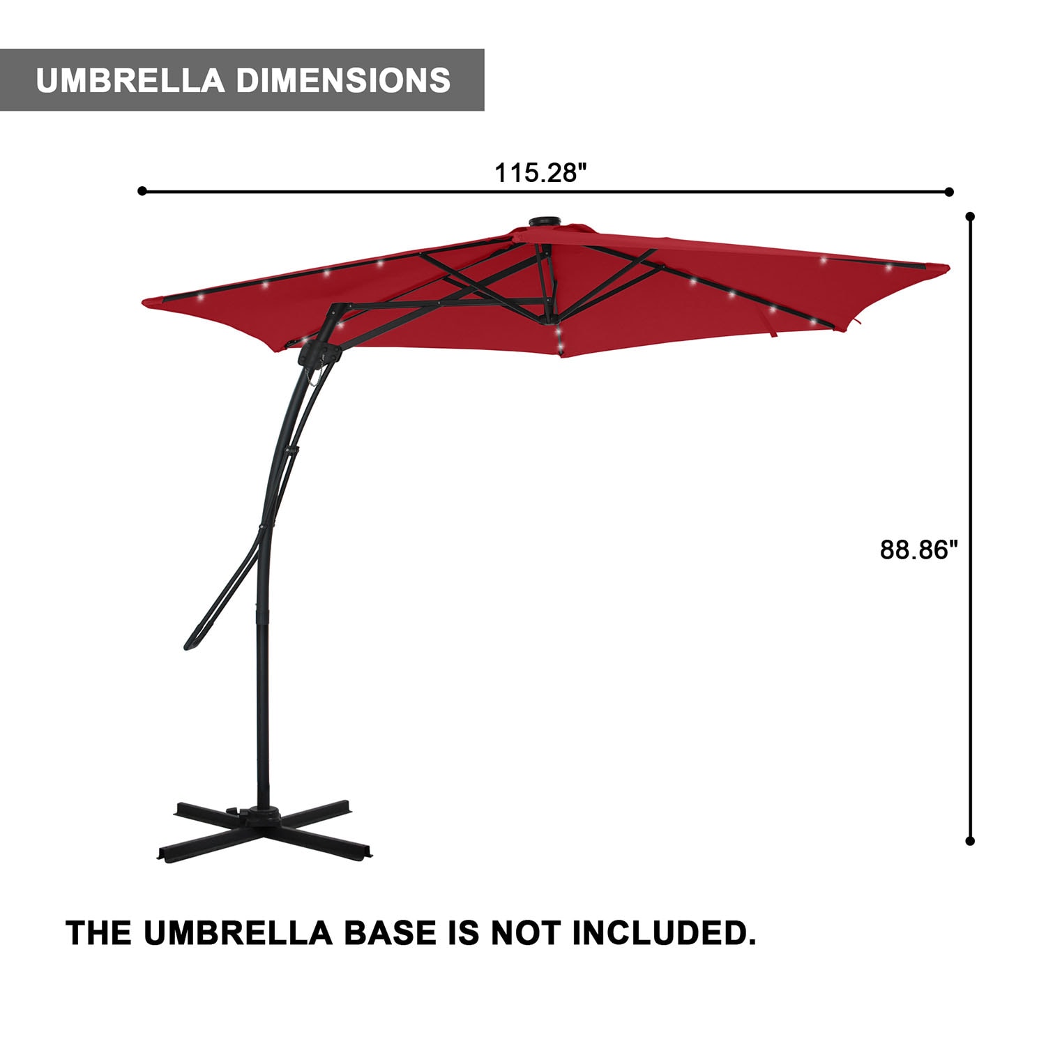 Clihome CL0104QDYGL10RD Umbrellas-2 - View #5