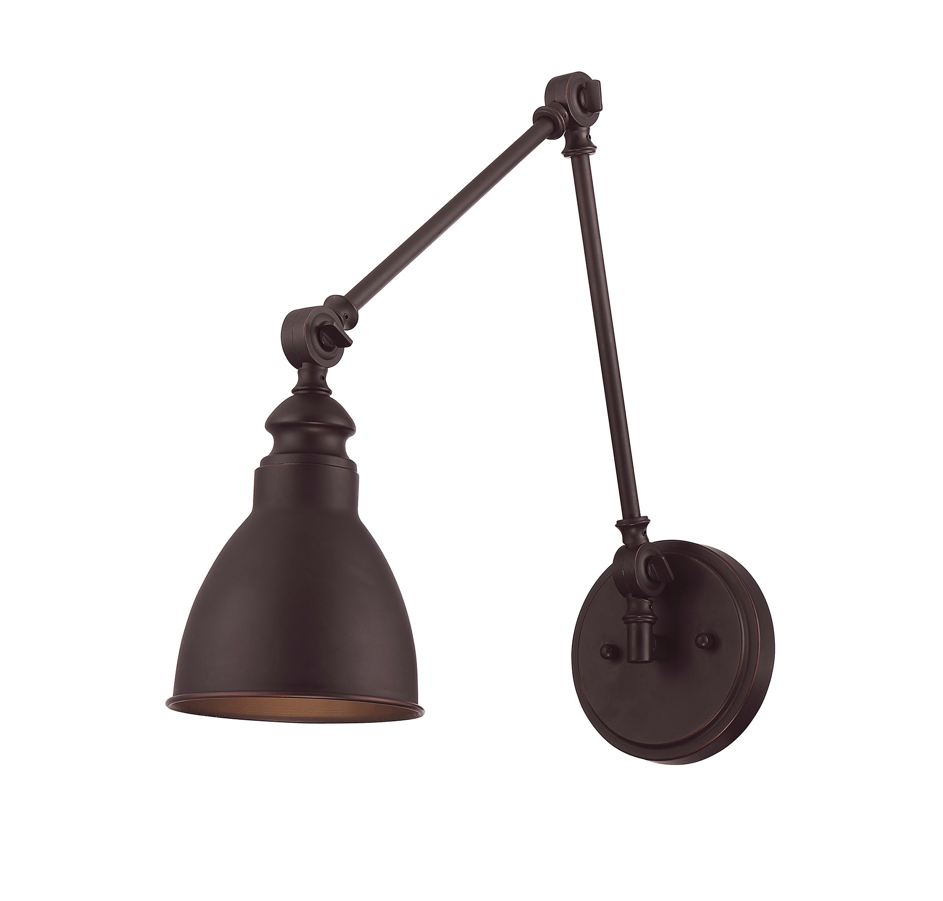 Savoy House Essentials 9-960-1-13 Dakota 5.5-in W 1 -Light Brushed Bronze Vintage Wall Sconce