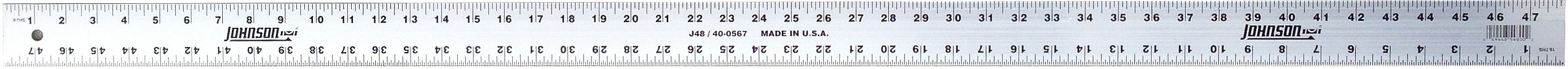 Swanson Tool Company 2-ft Metal Straight Edge in the Yardsticks & Rulers  department at