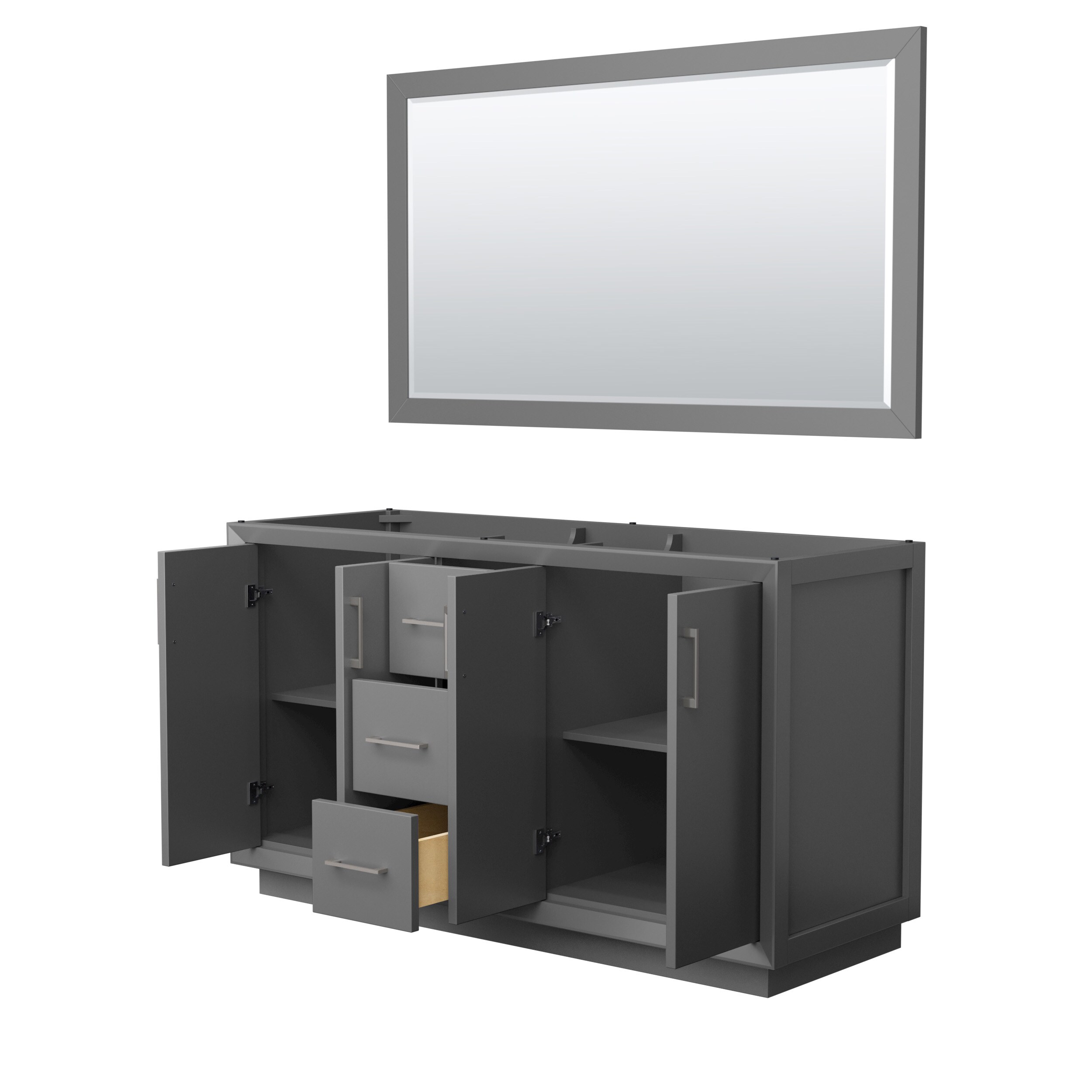 Wyndham Collection WCF414160DKGCXSXXM58 vanities - View #2