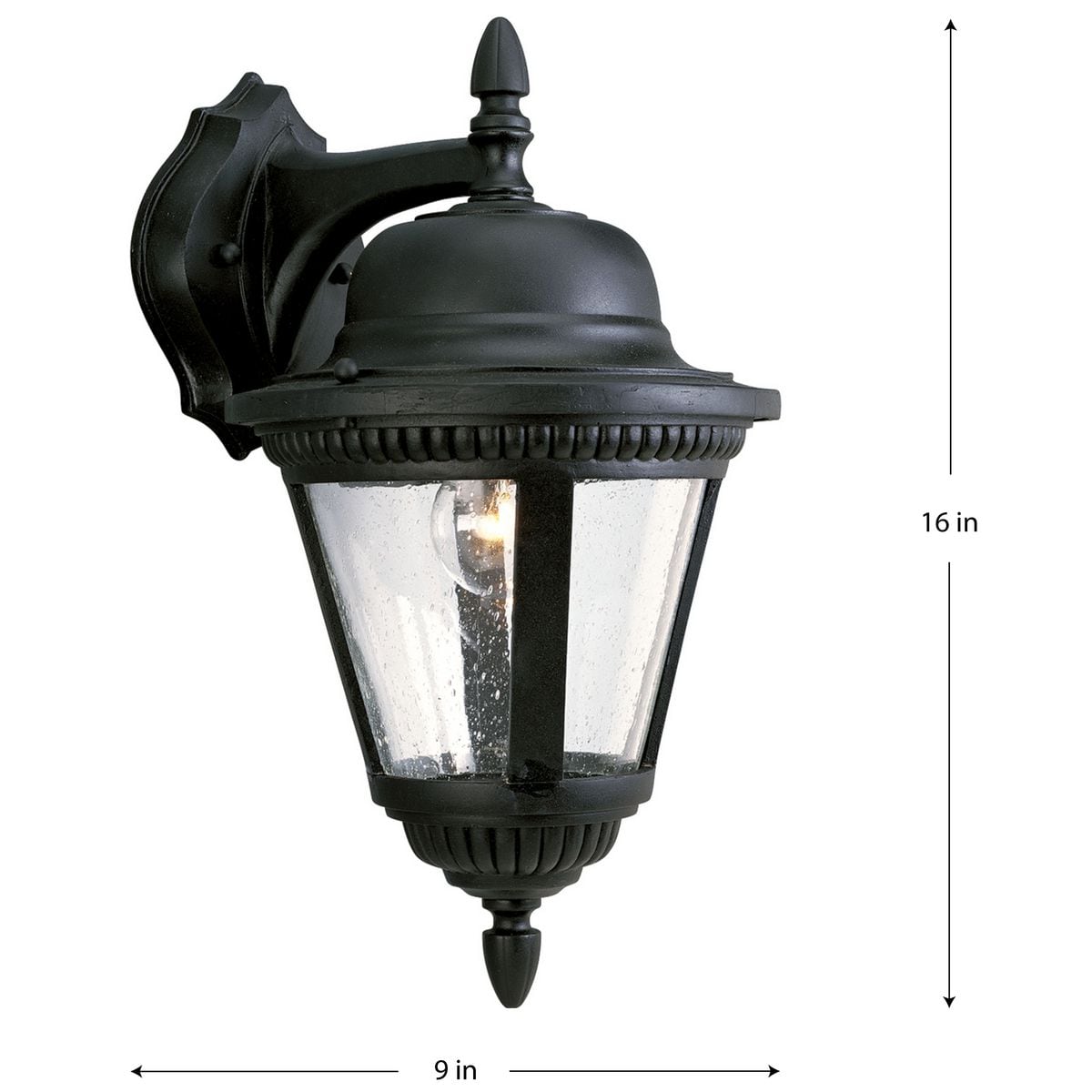 Shop Progress Lighting Westport Textured Black Outdoor Lighting