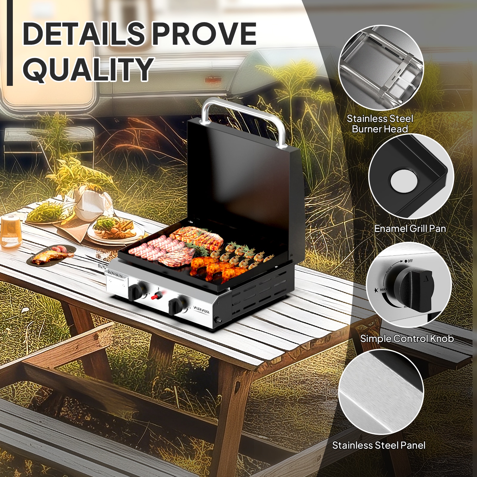ROVSUN LS-G68000048 Tabletop-Grills - View #3