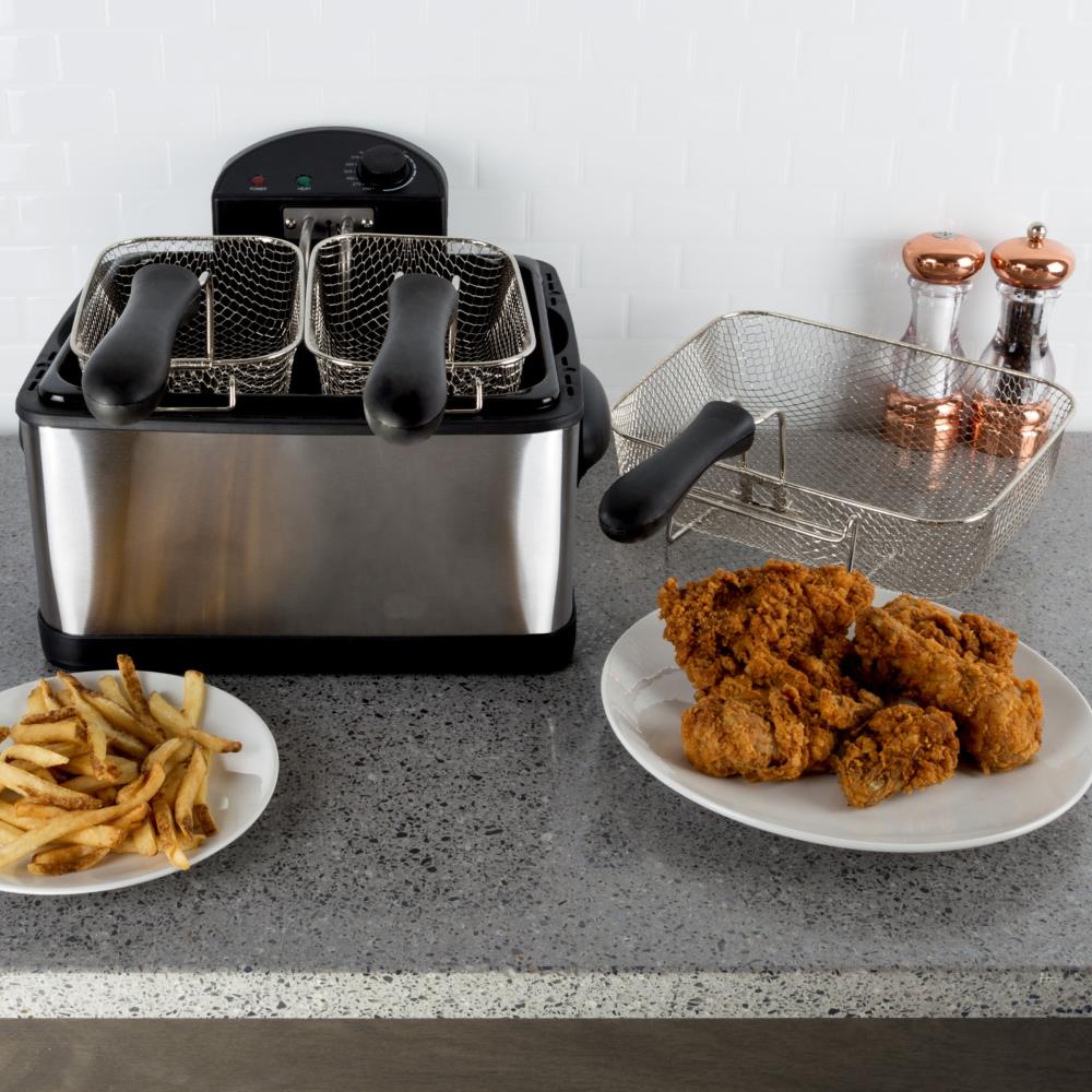 Electric Deep Fryer With Double Basket
