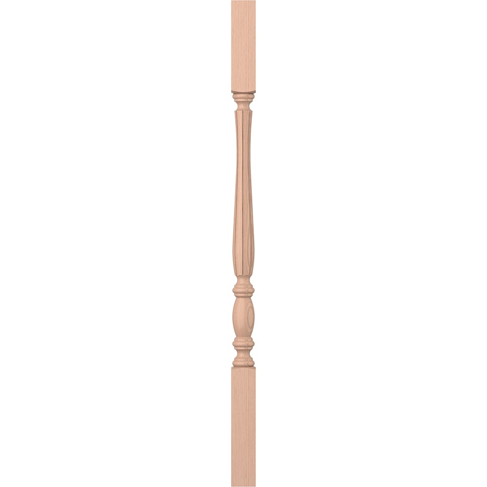 L.J. Smith Stair Systems LJF-2105-HM 34 34-in x 1.75-in Unfinished Hard Maple Square Top Stair Baluster