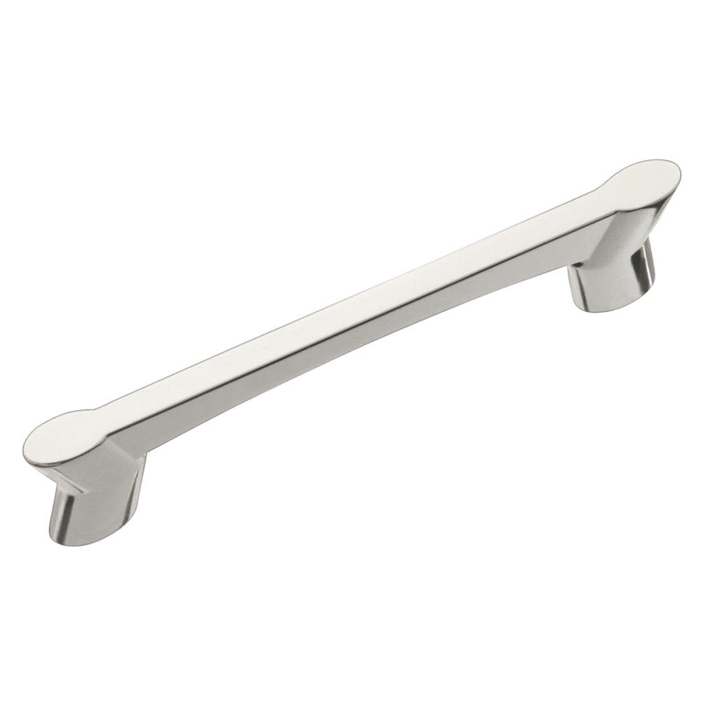 Hickory Hardware HH74636-14 Velocity 3-3/4-in , 96mm Center to Center Polished Nickel Rectangular Bar