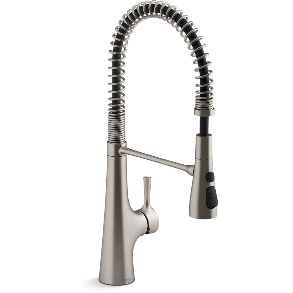 KOHLER -  K24662 Tempered 1.5 GPM Single Hole PreRinse Pull Down Kitchen Faucet