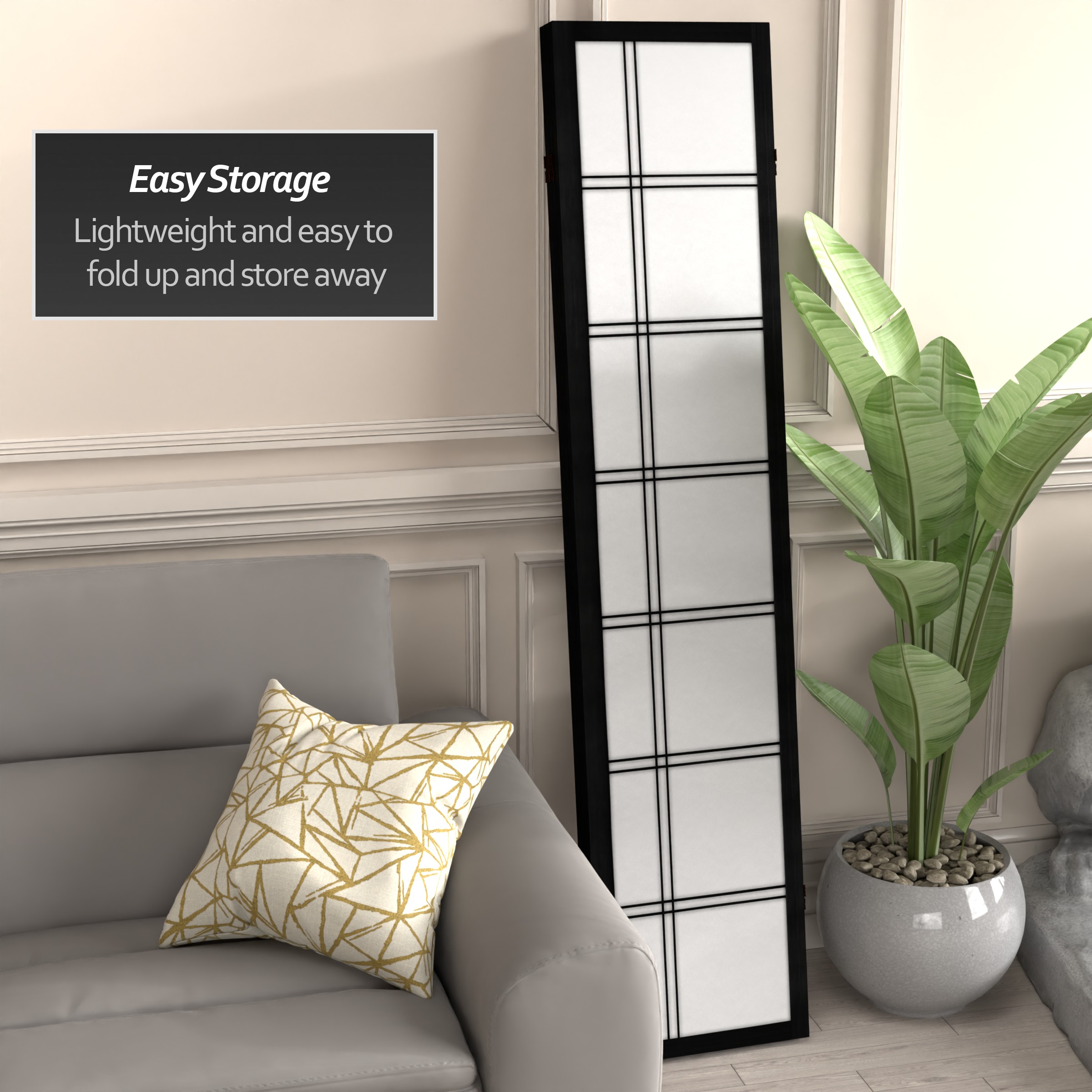 Red Lantern CAN-DC6-BLK-3P Indoor-Privacy-Screens - View #5
