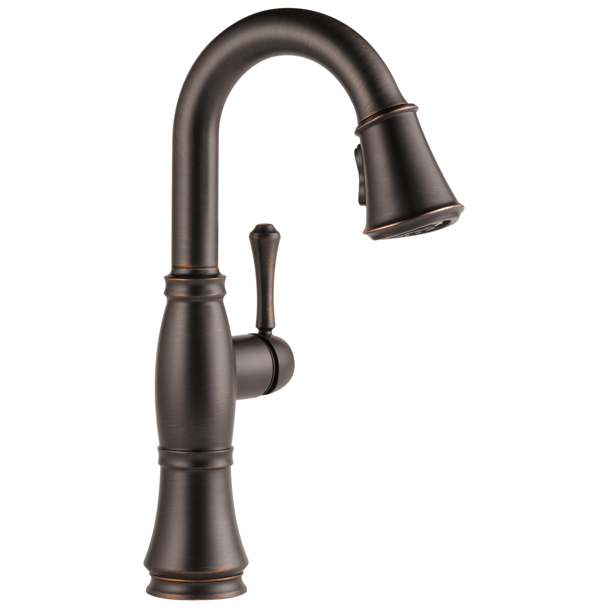 Delta Cassidy Venetian Bronze Single Handle Bar and Prep Kitchen Faucet ...