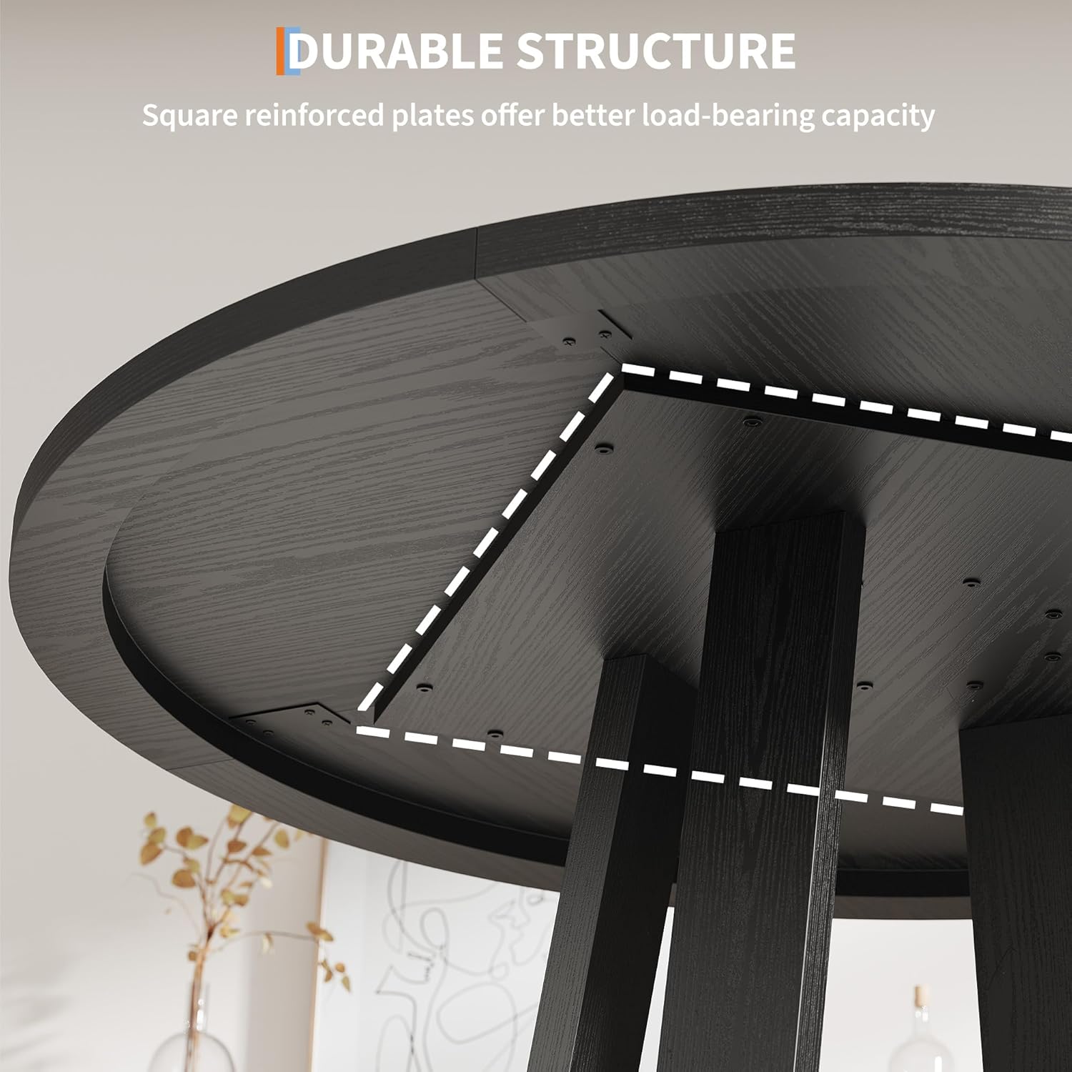 GarveeLife JSS-PHK-35RMCJQV Dining-Tables - View #7