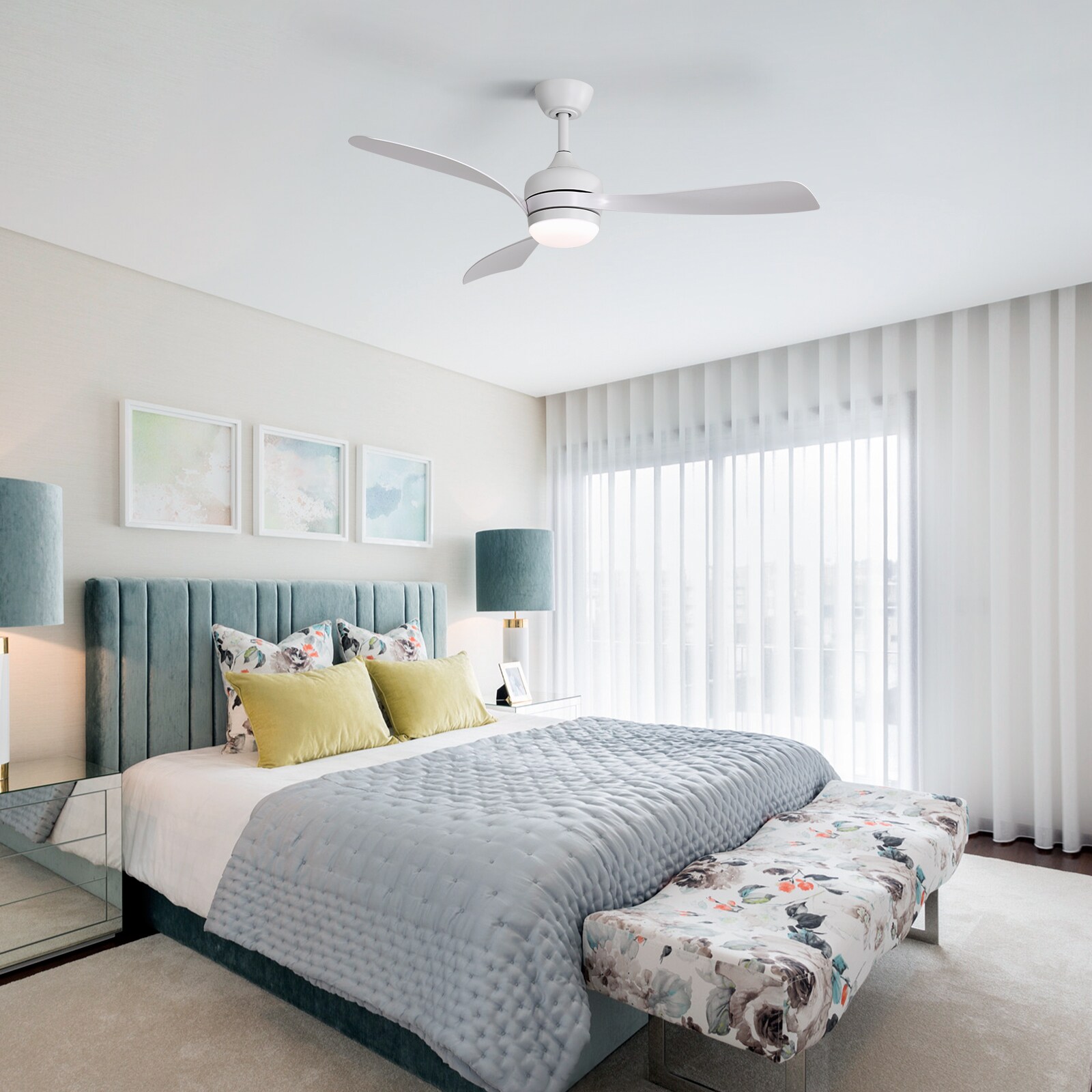 YOTOO 52WH-3060WH-1L Ceiling-Fans - View #3