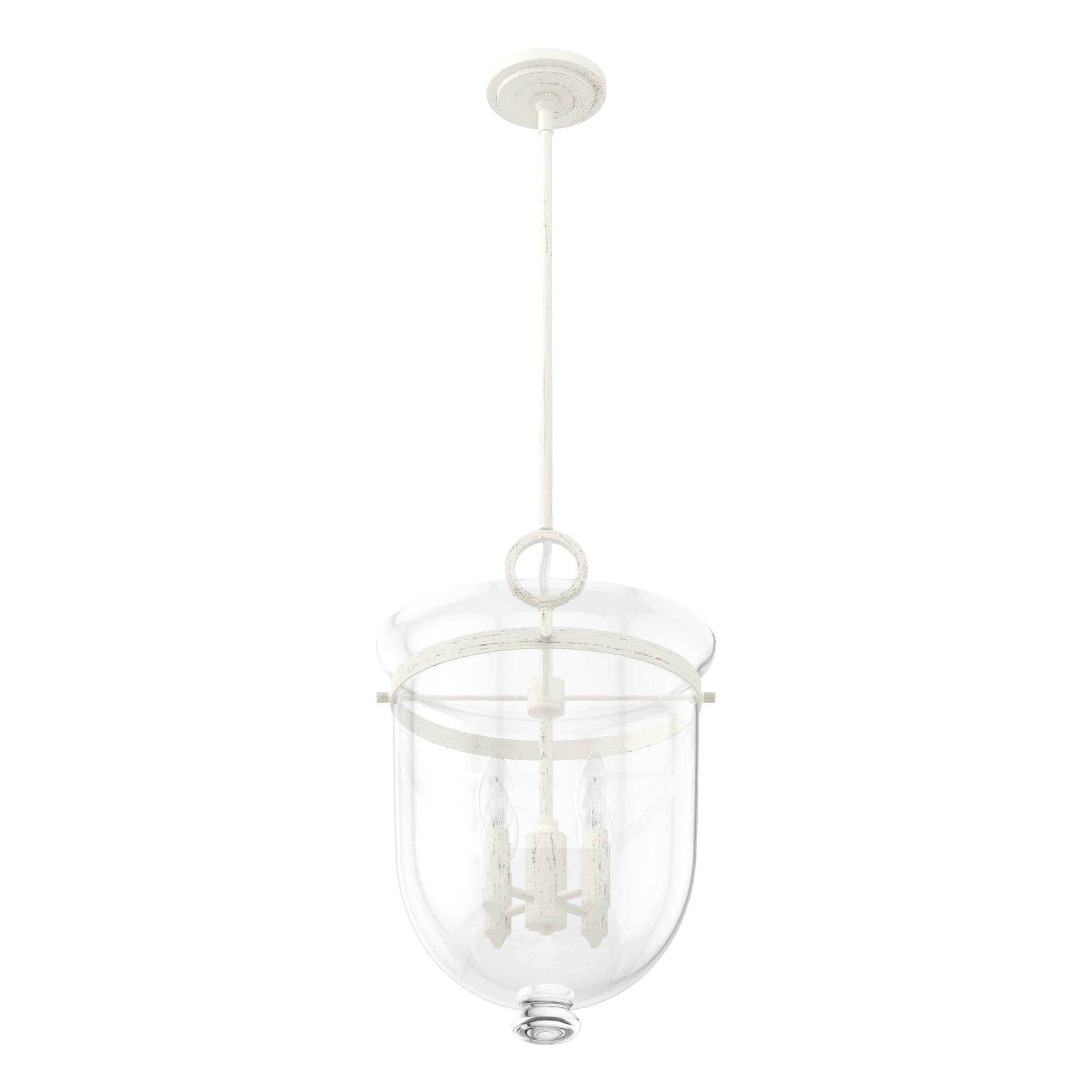Belltown Timeless Rustic White 4-Light Urn Pendant