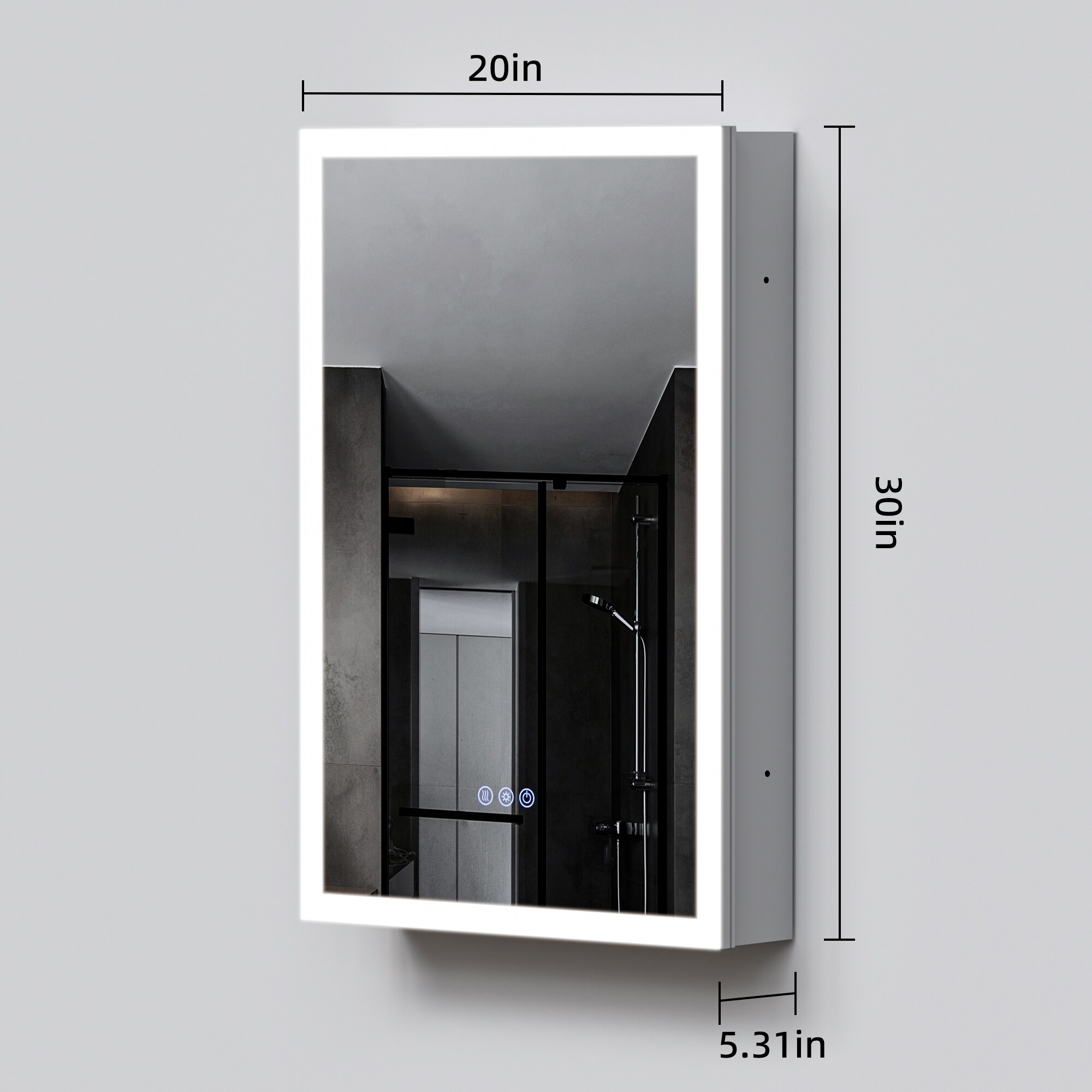 Forclover HBM-1008 Bathroom-Medicine-Cabinets - View #11