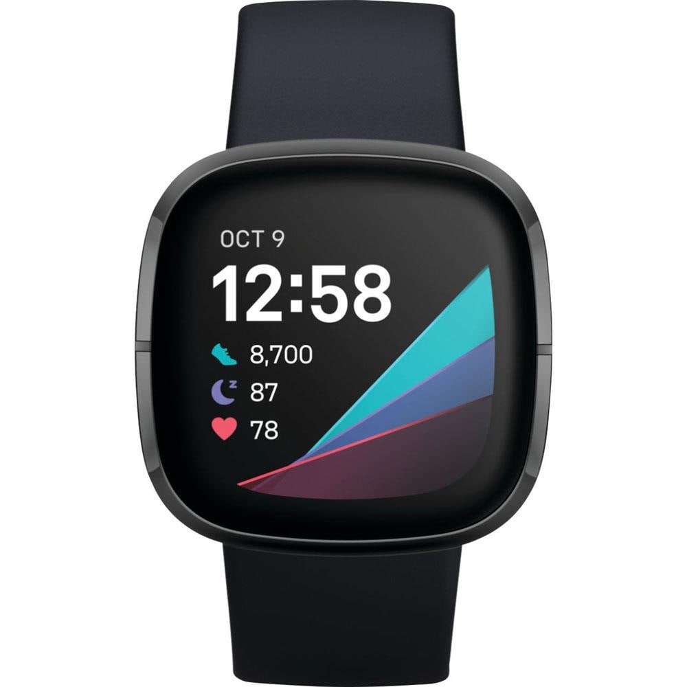 Fitbit Sense Fitness Tracker with Step Counter, Heart Rate Monitor and Gps  Enabled