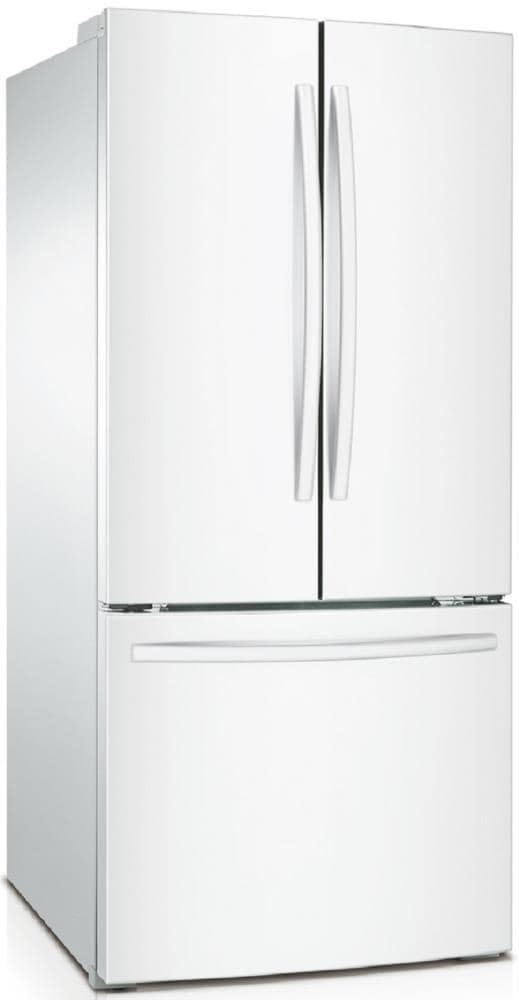 Samsung 21.6-cu ft French Door Refrigerator with Ice Maker (White) in ...