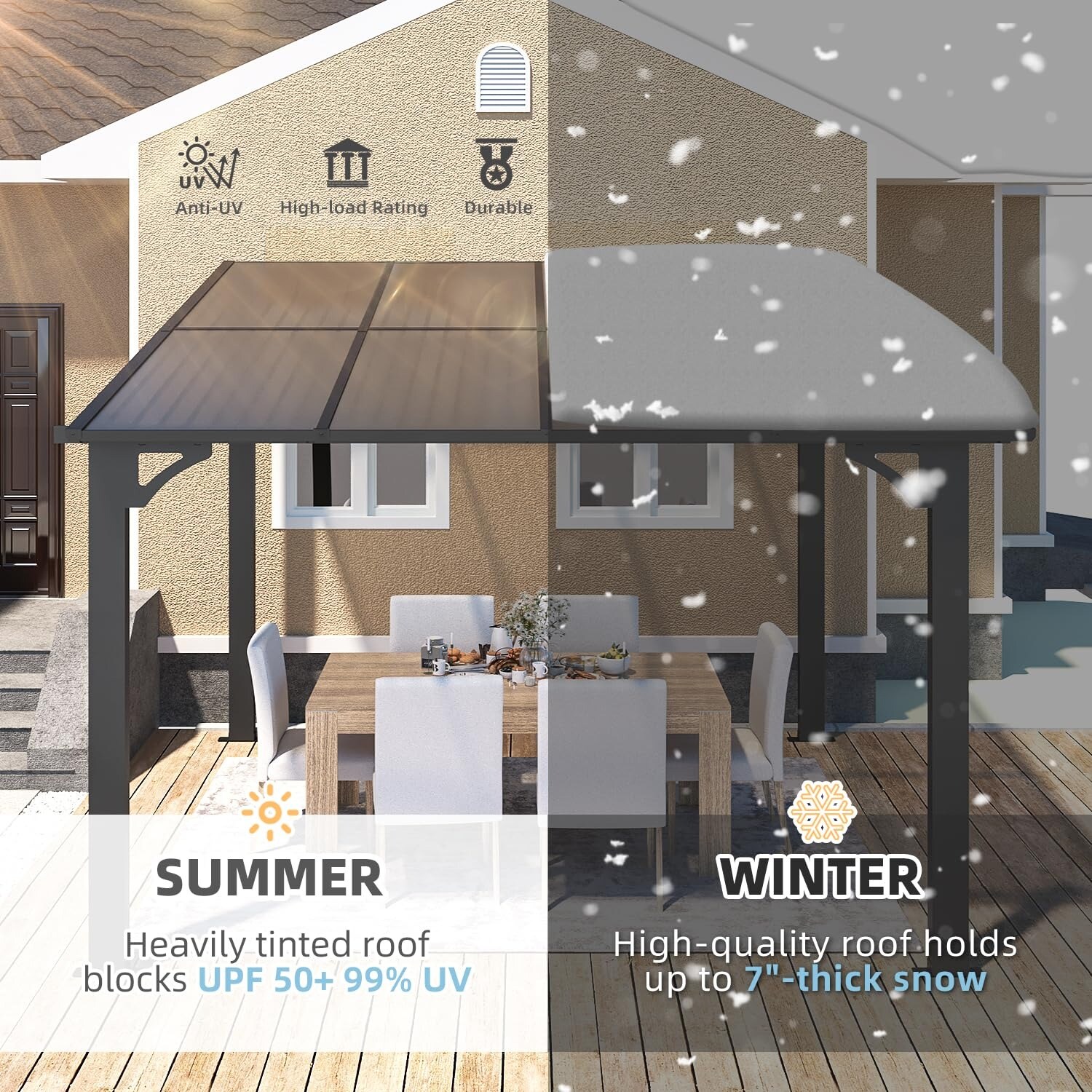 AECOJOY 16400BK-LS01 Wood-Resin-Gazebos - View #5