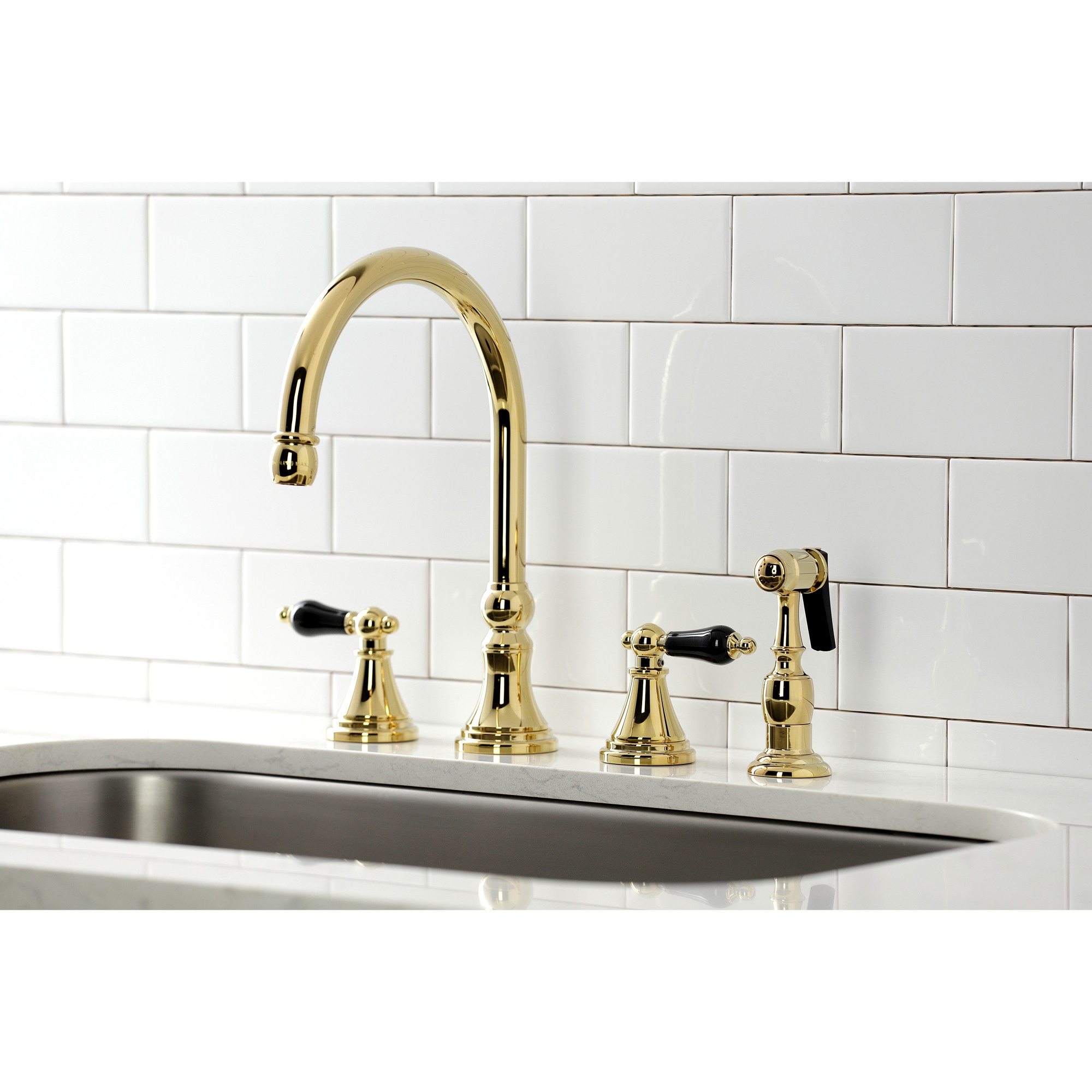 Kingston Brass WLKS2792PKLBS Kitchen-Faucets - View #3