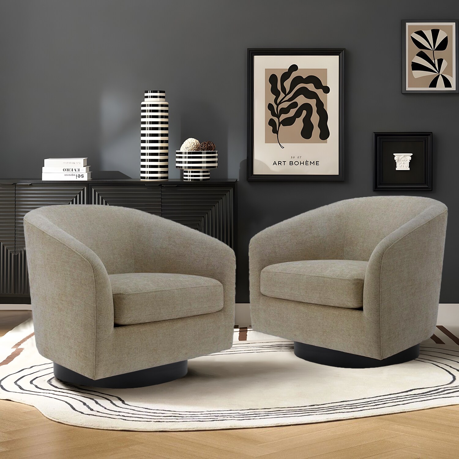 Dreamsidea LS-CH0030-BROWN-2 chairs - View #2