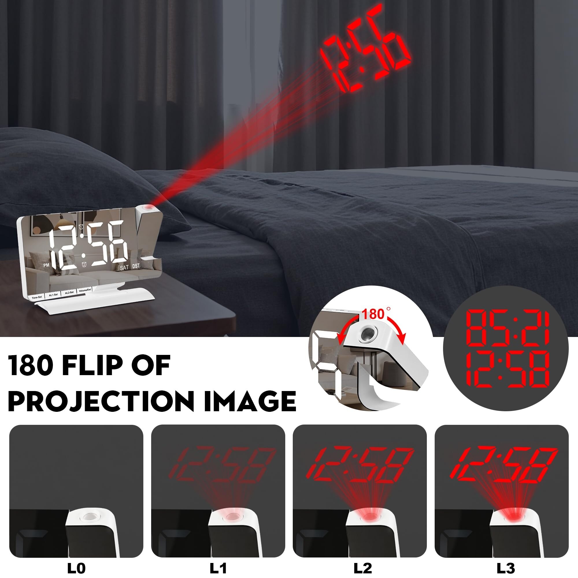Phewnyzo LPW0516W030 Indoor-Outdoor-Clocks - View #2