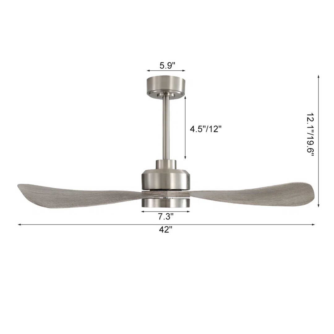 MLIAN WBCF-BS169-NW Ceiling-Fans - View #3