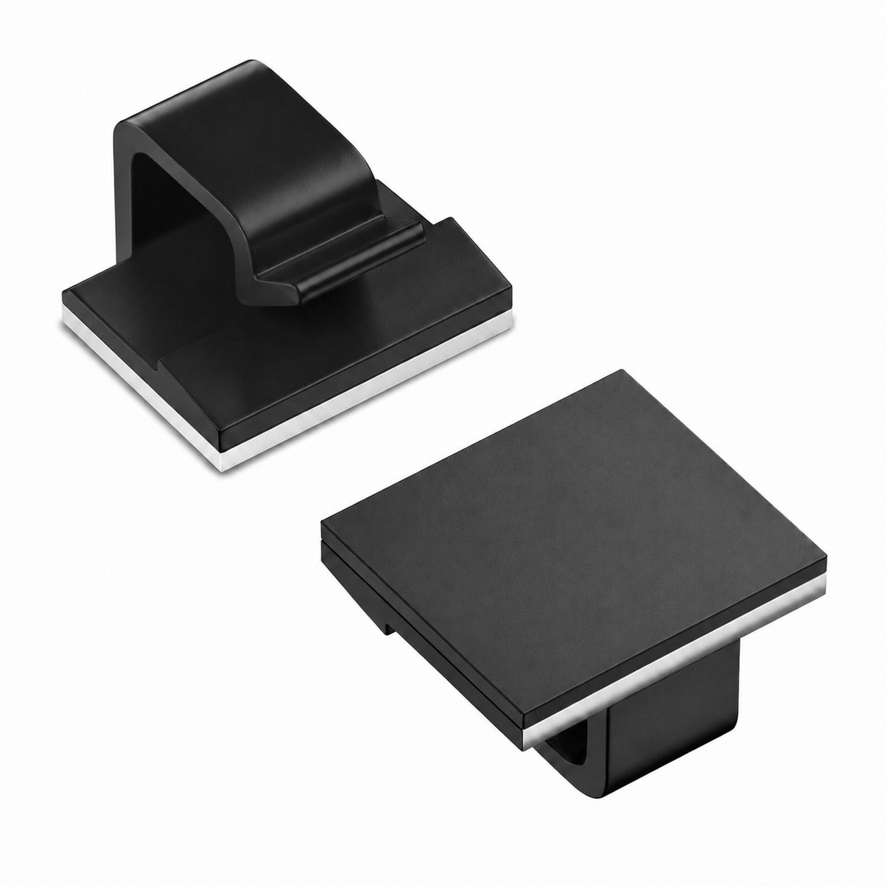 Aoibox  30 Piece Black Adhesive Cable Clips for Desk Wall and Car Cord Management for USB HDMI Ethernet