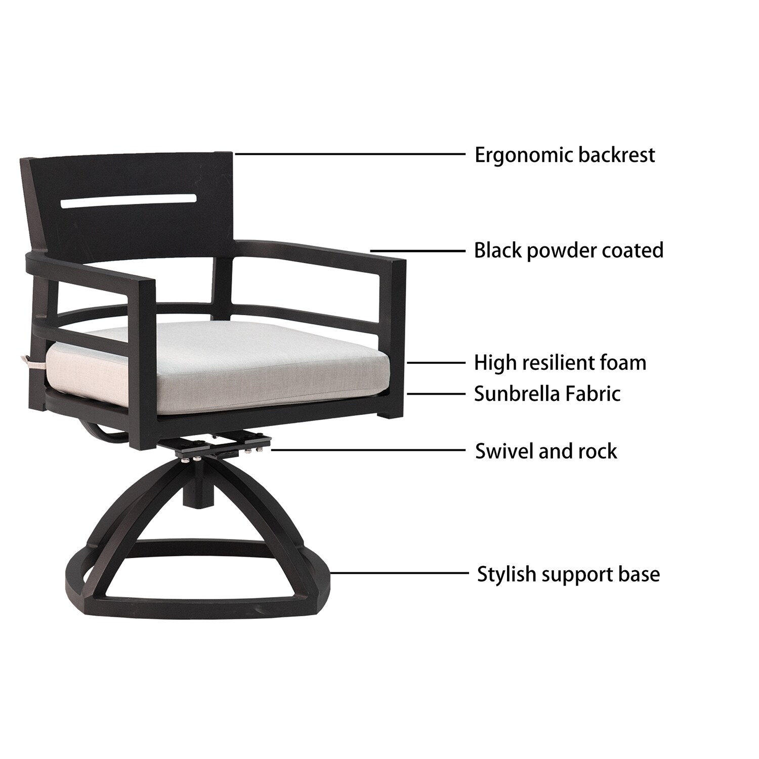 Mondawe MD-LO63383 Patio-Chairs - View #3