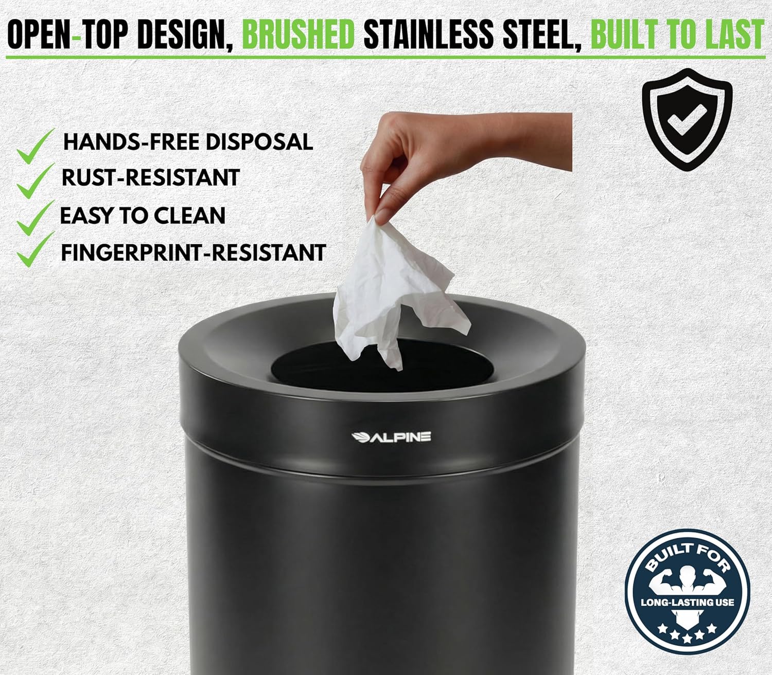 Alpine Industries RBLK27475 Recycling-Bins - Thumbnail View #4