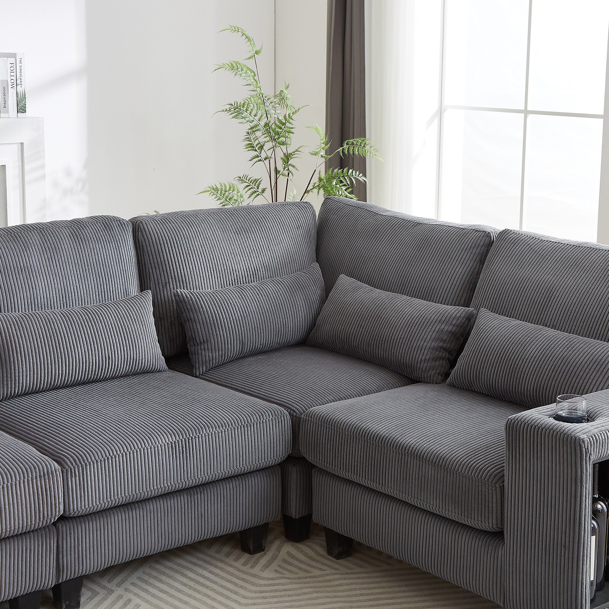 SINOFURN SYA020313GY Sofas-Loveseats - View #5
