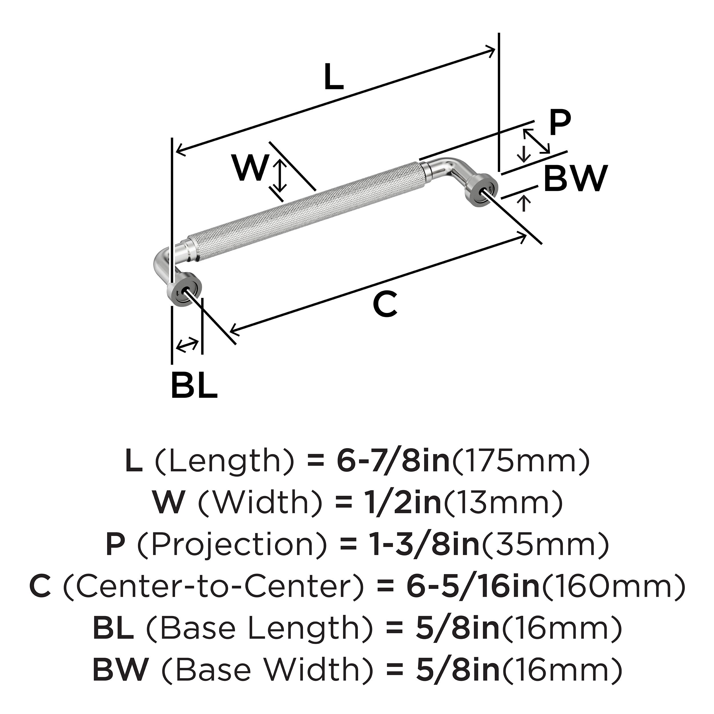 Amerock BP3768426 Cabinet-Pulls - View #4