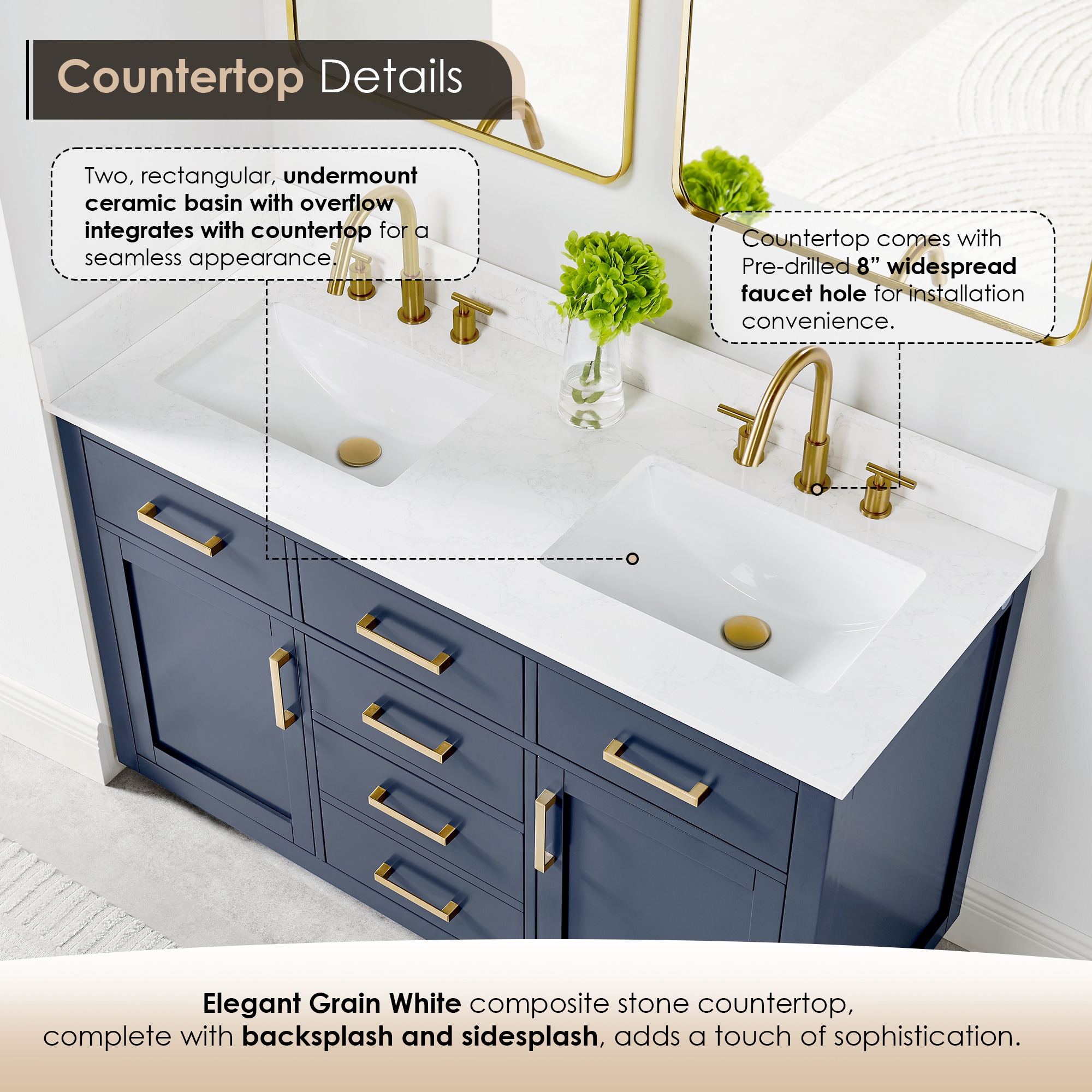 Altair 557054-RB-GW Bath-Vanity-Combo - View #6