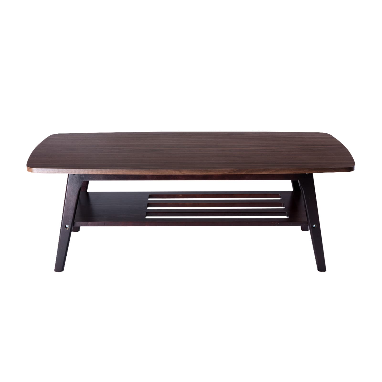Flynama L-78460 Espresso Wood Modern Coffee Table