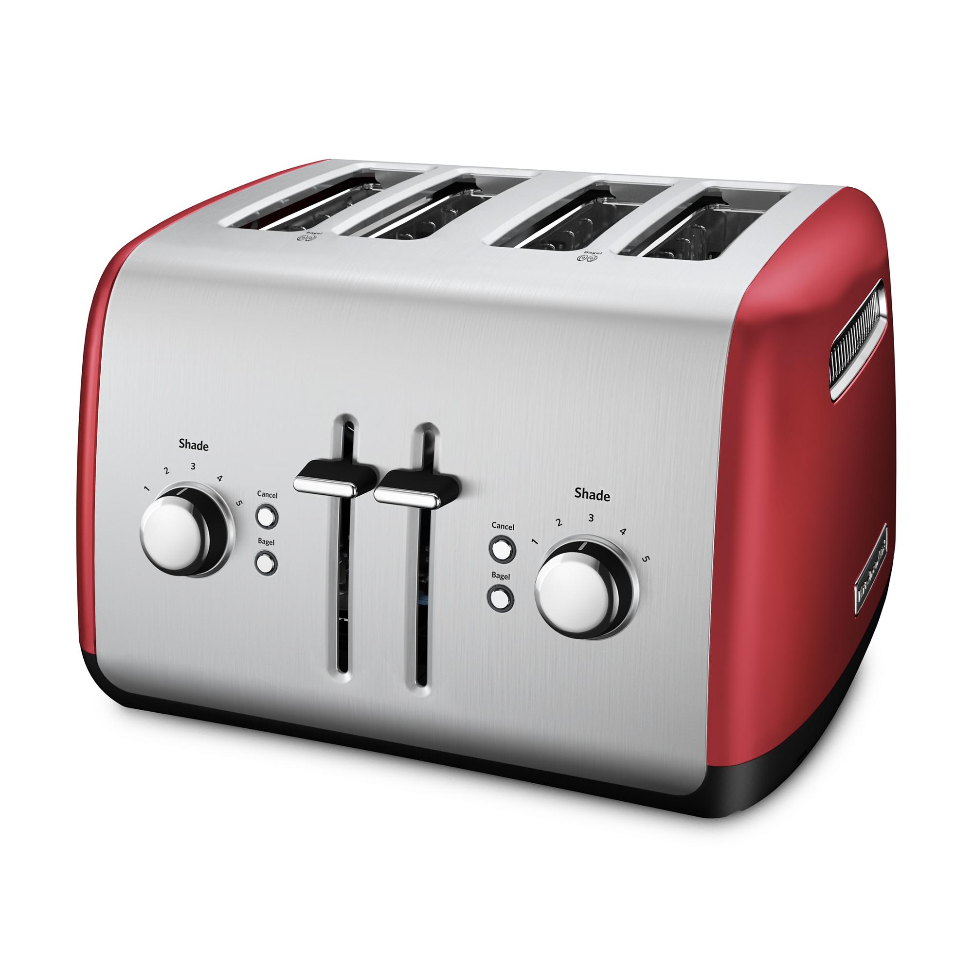 KitchenAid 4-Slice Red 1440-Watt Toaster in the department at Lowes.com