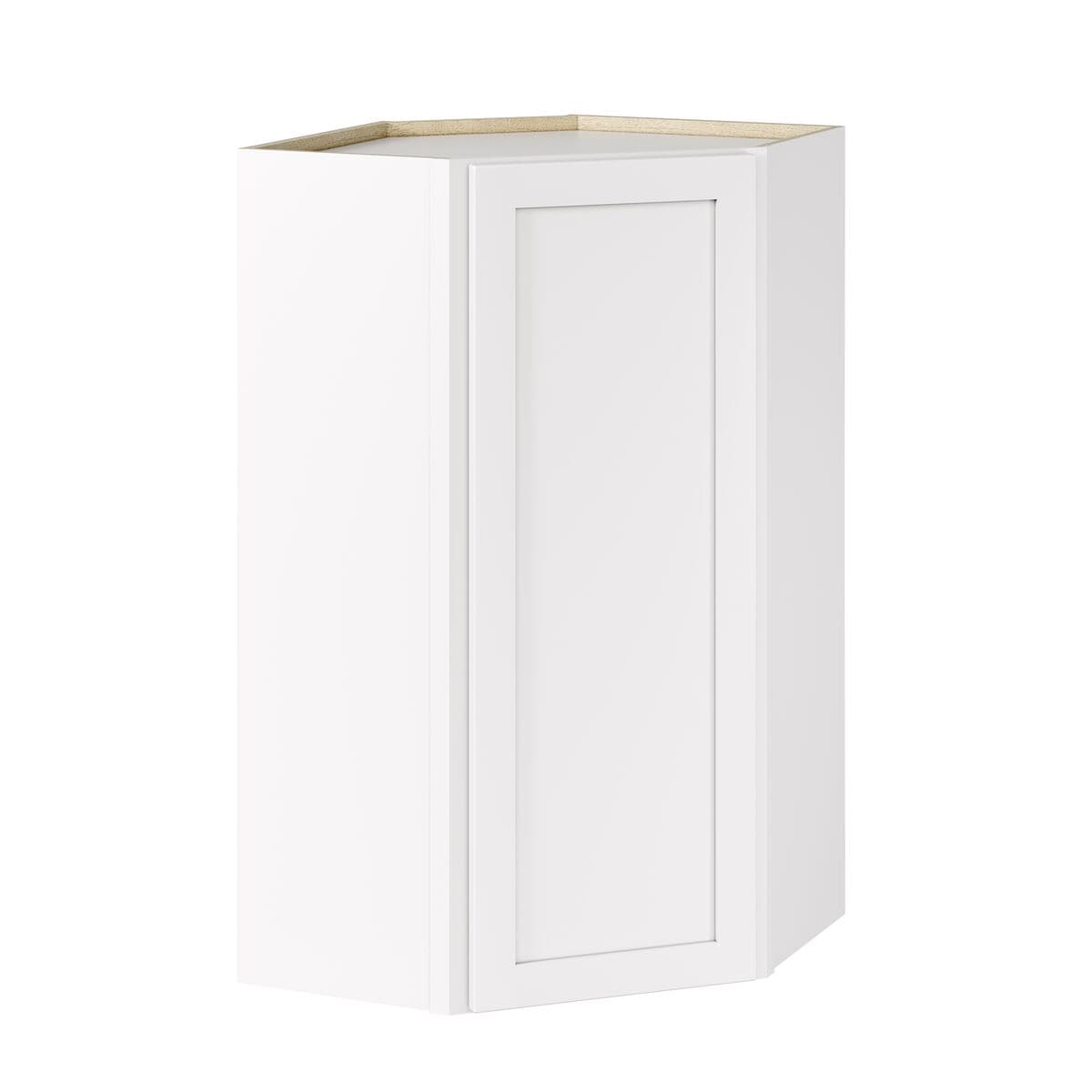 Whalen CLICK-IT LWSCLICK-48 Enfield 24-in W x 42-in H x 24-in D Classic White Birch Diagonal Diagonal Corner wall Ready to assemble Plywood Cabinet (Raised Panel Shaker)