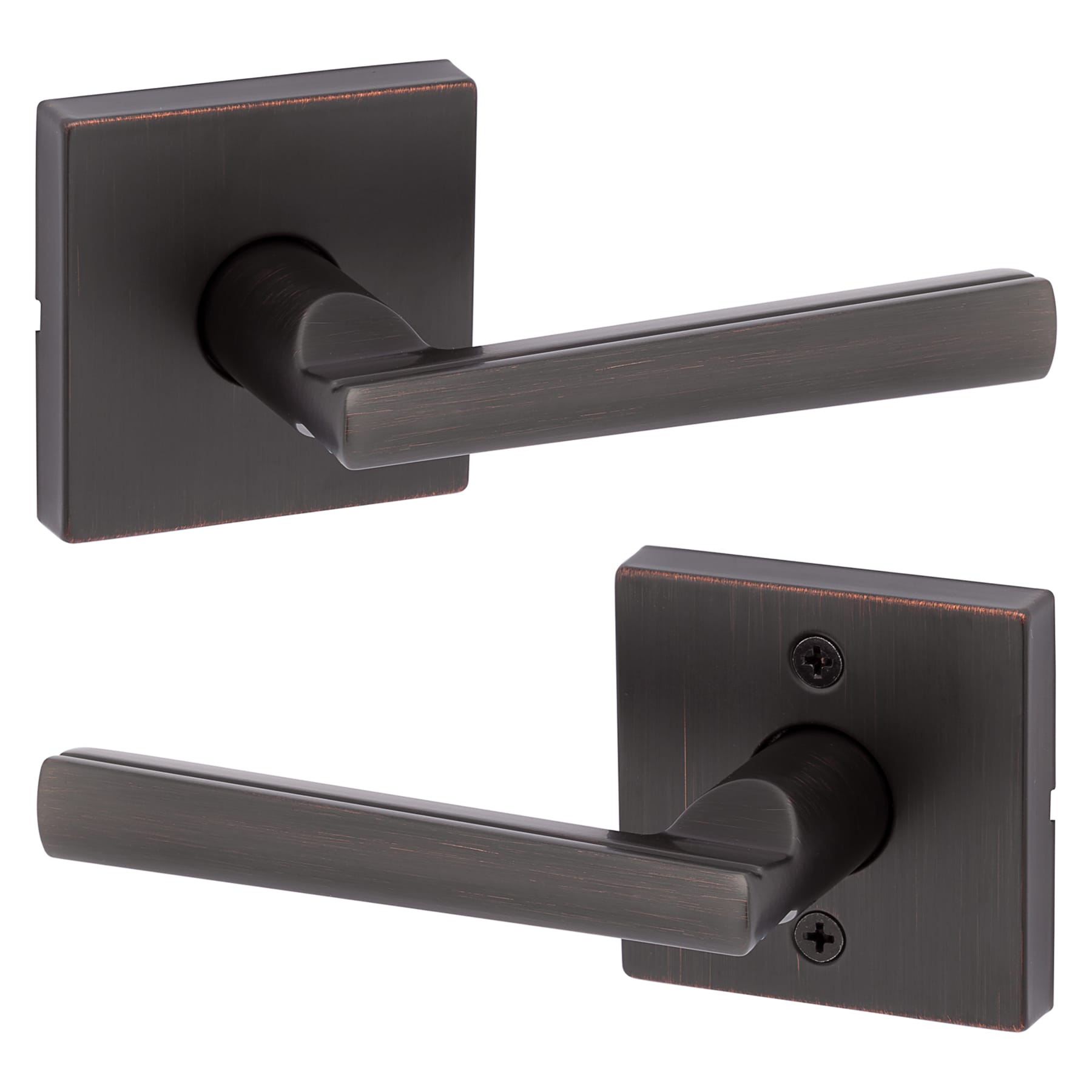 Kwikset Montreal Venetian Bronze Interior/Exterior Hall/Closet Passage ...