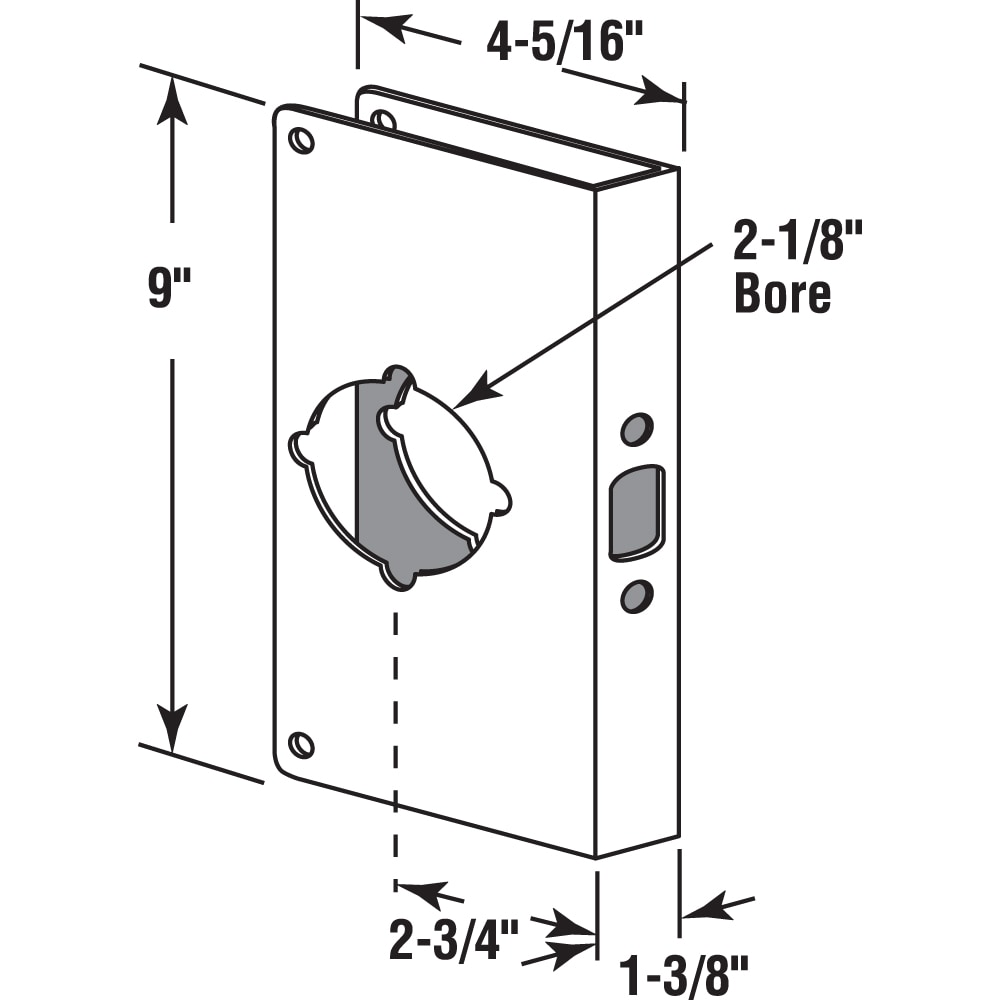 Prime-Line MP9452 Entry-Door-Reinforcers - View #2