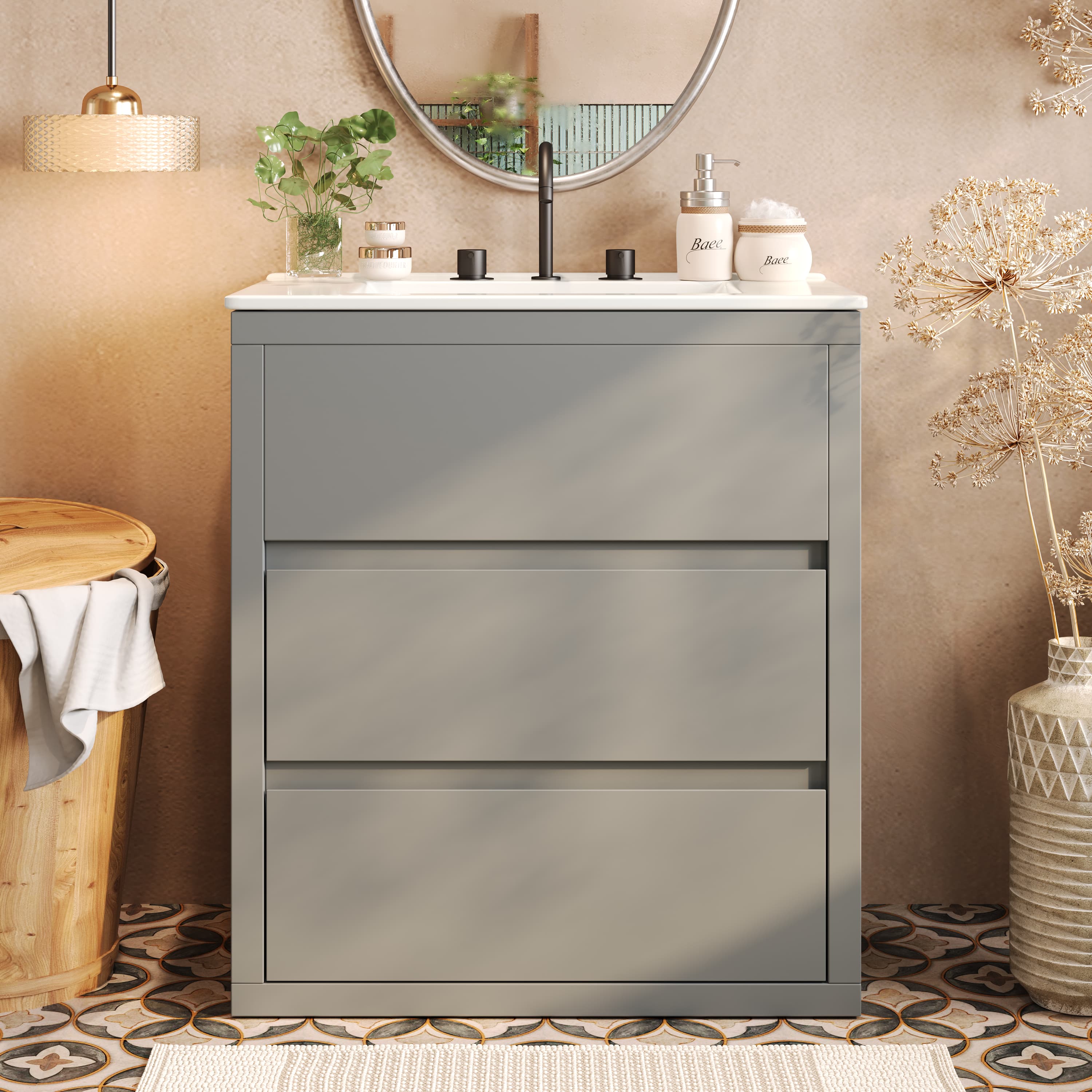 Vynxaria LEXY1436-DJYS-SZT206 Bath-Vanity-Combo - View #2